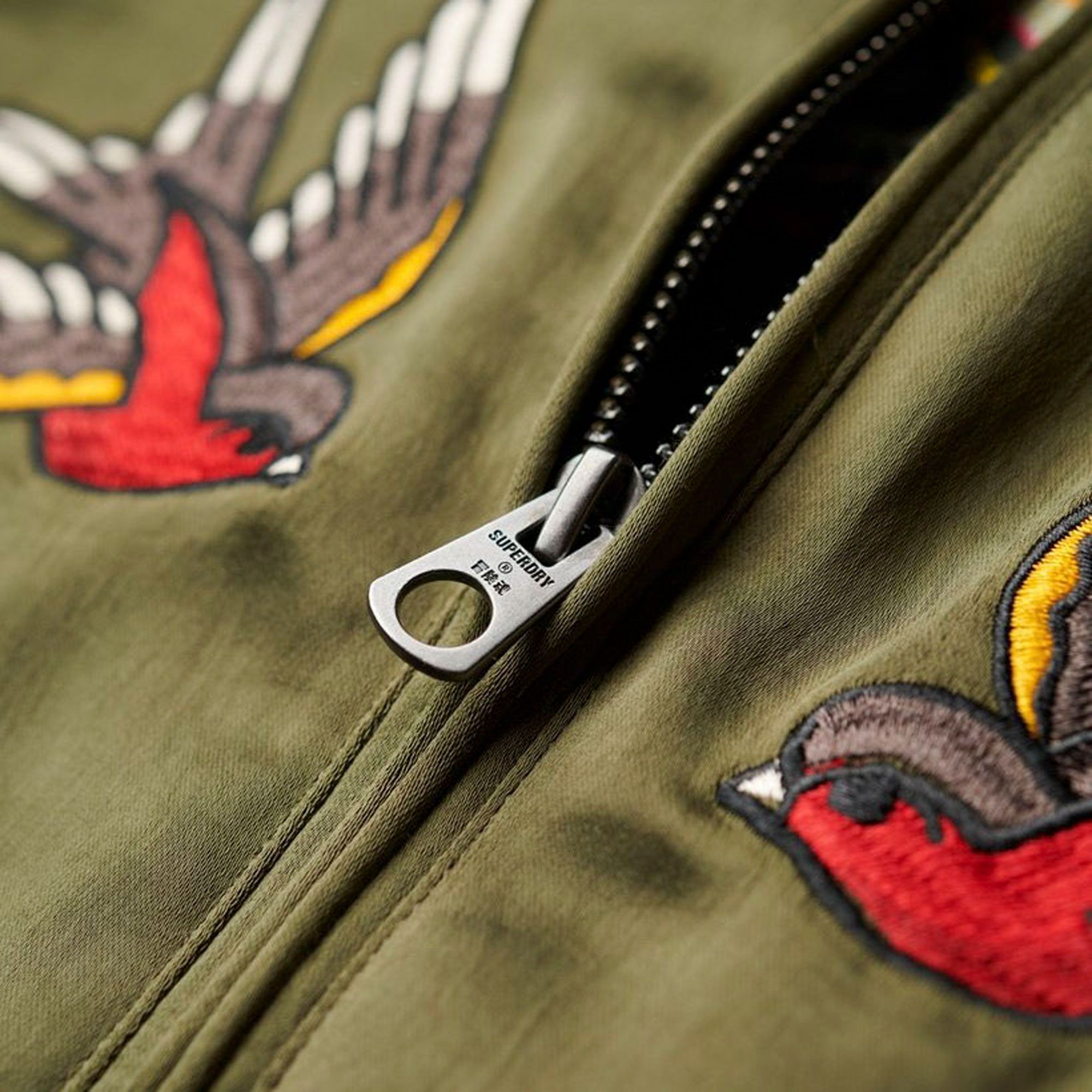 Superdry Suikajan Embroidered Bomber Jas Dames