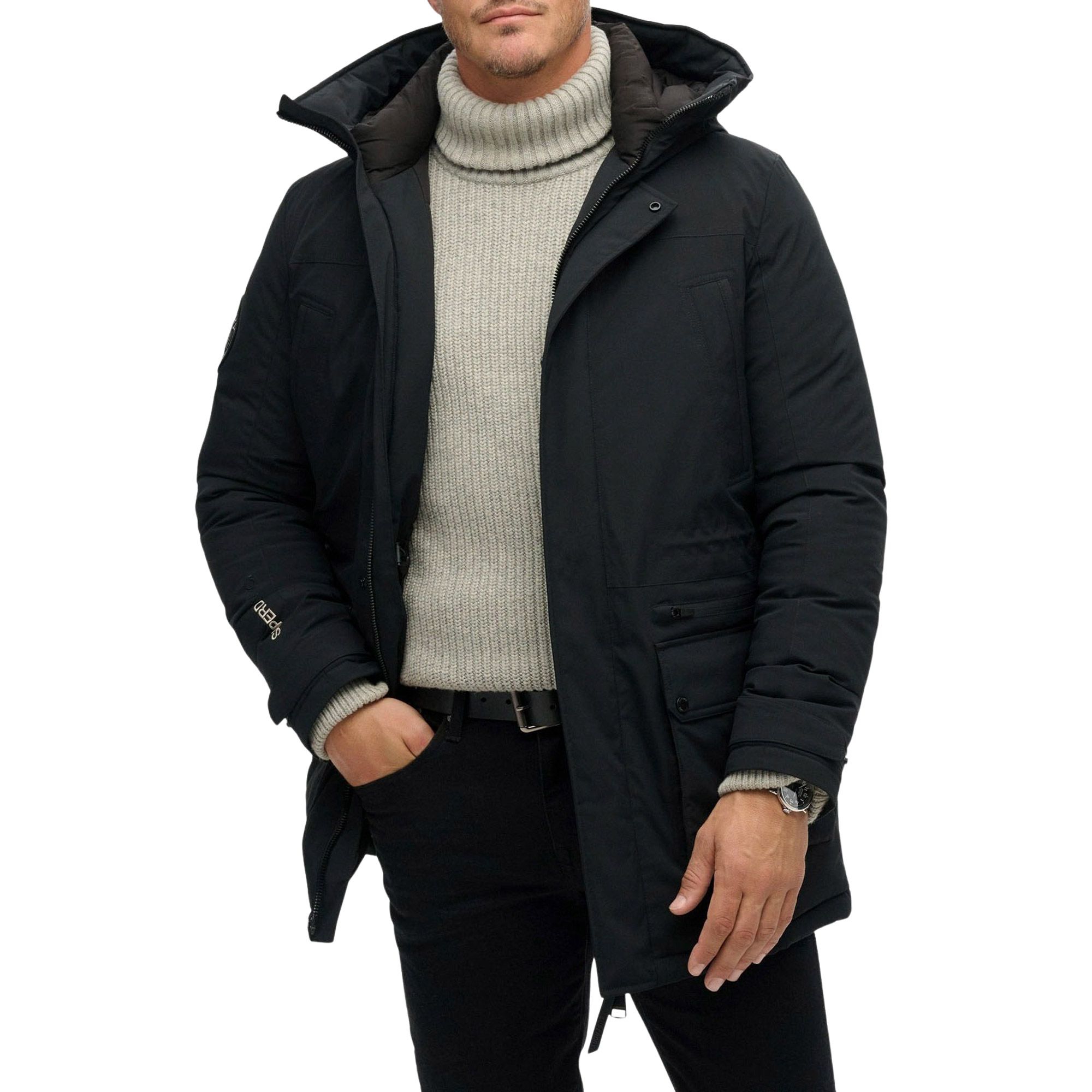 Superdry City Padded Parka Winterjas Heren