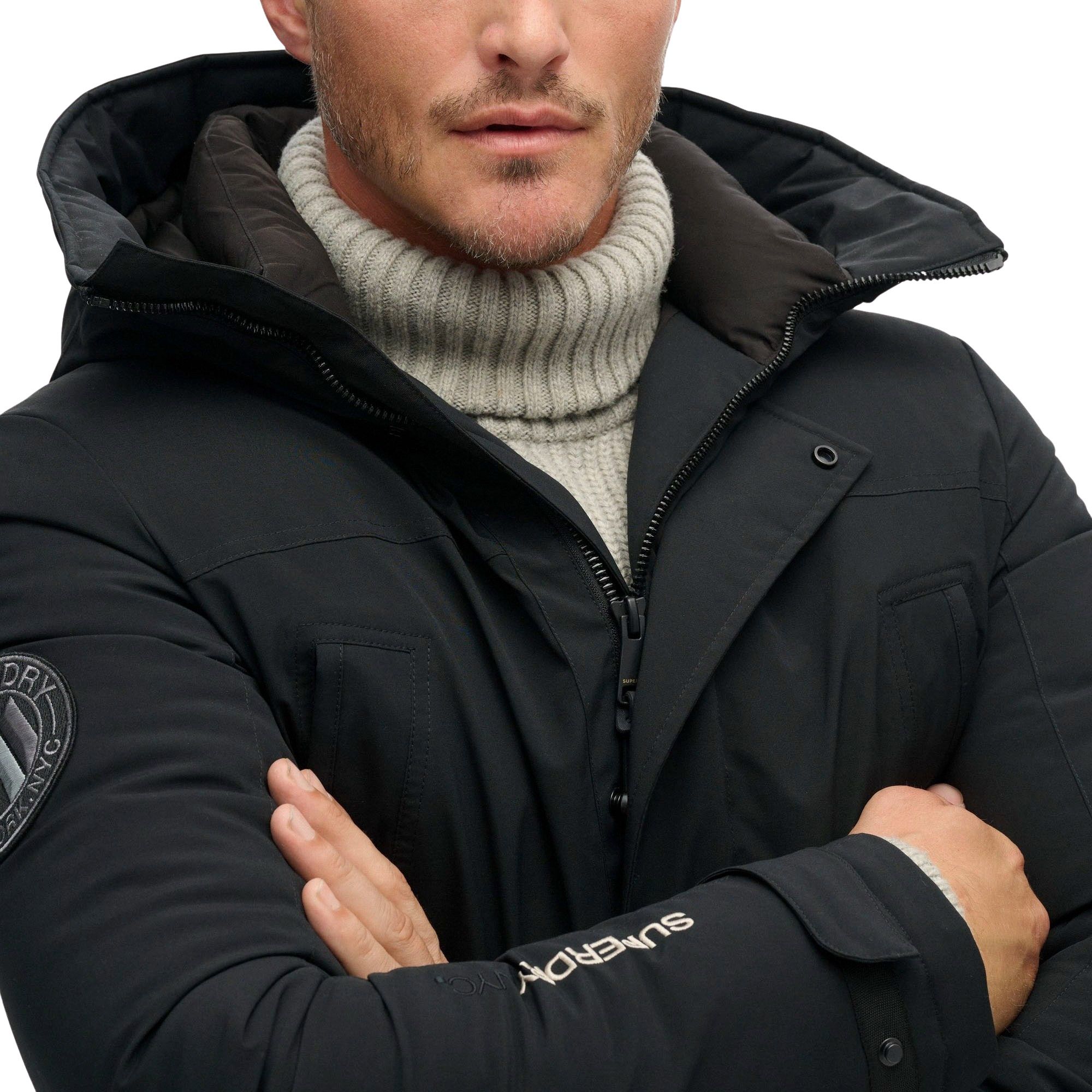 Superdry City Padded Parka Winterjas Heren