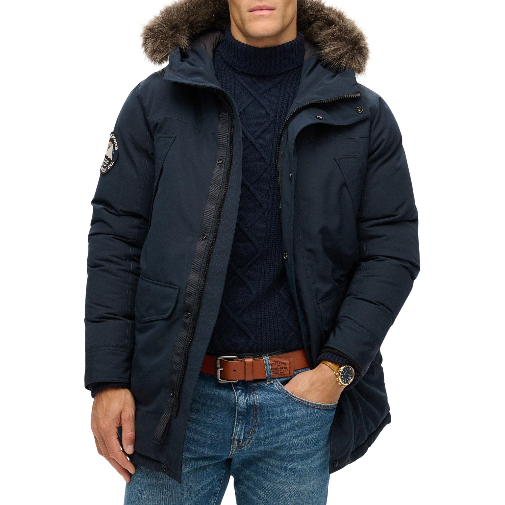 Superdry City Padded Parka Winterjas Heren
