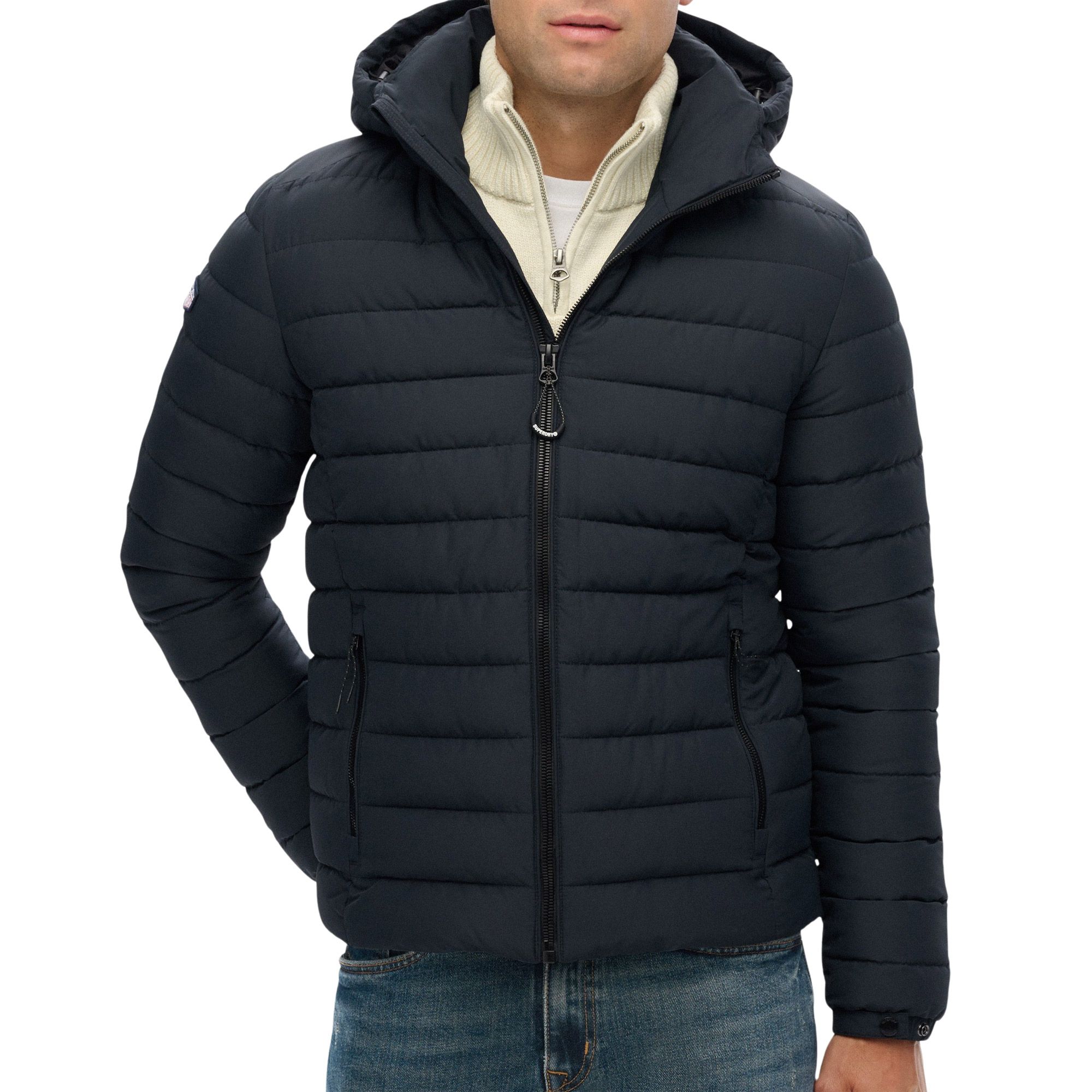 Superdry Hooded Fuji Padded Jas Heren
