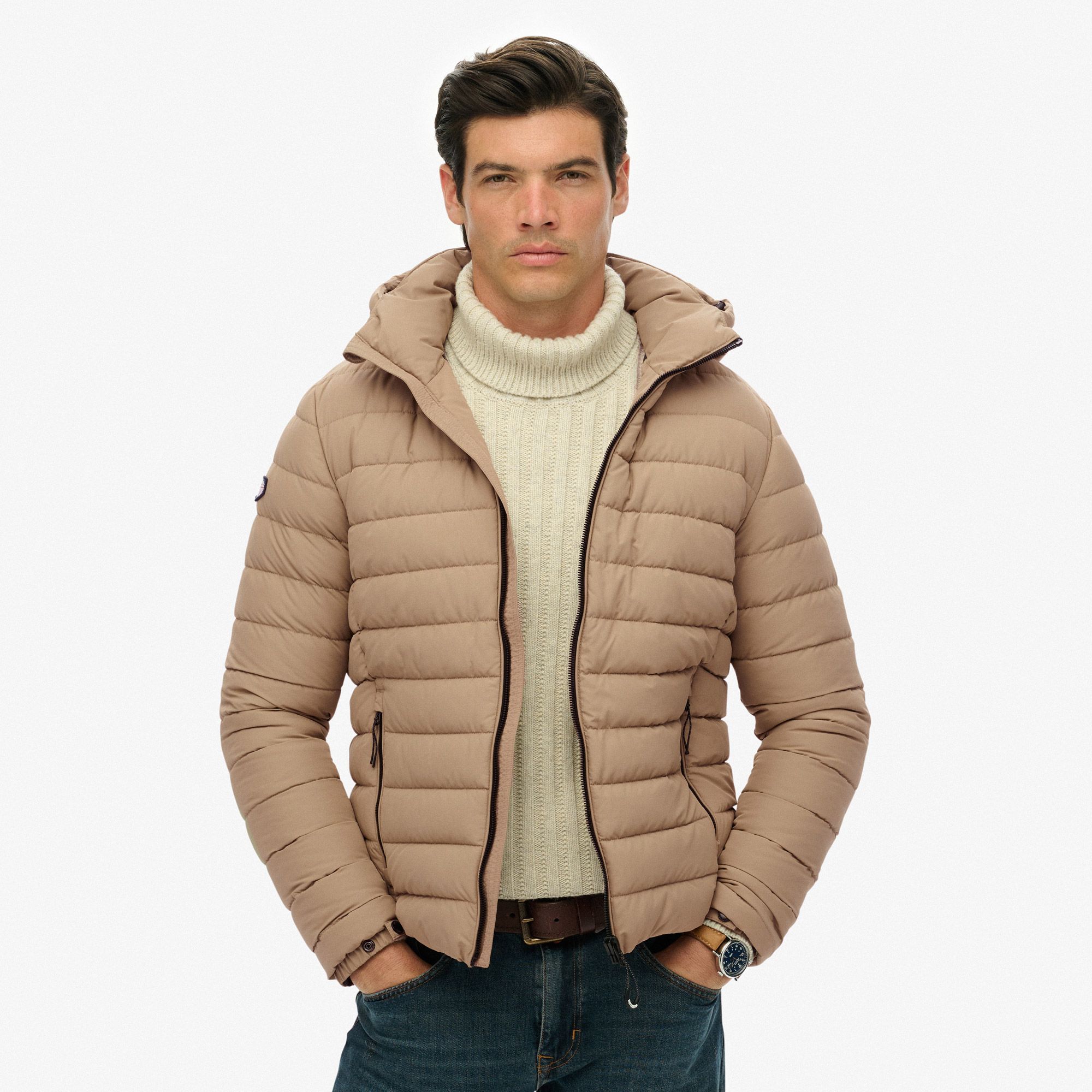 Superdry Hooded Fuji Padded Jas Heren