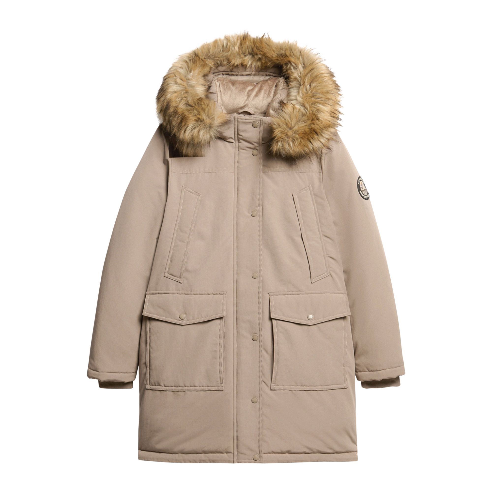 Superdry Everest Faux Fur Parka Winterjas Dames