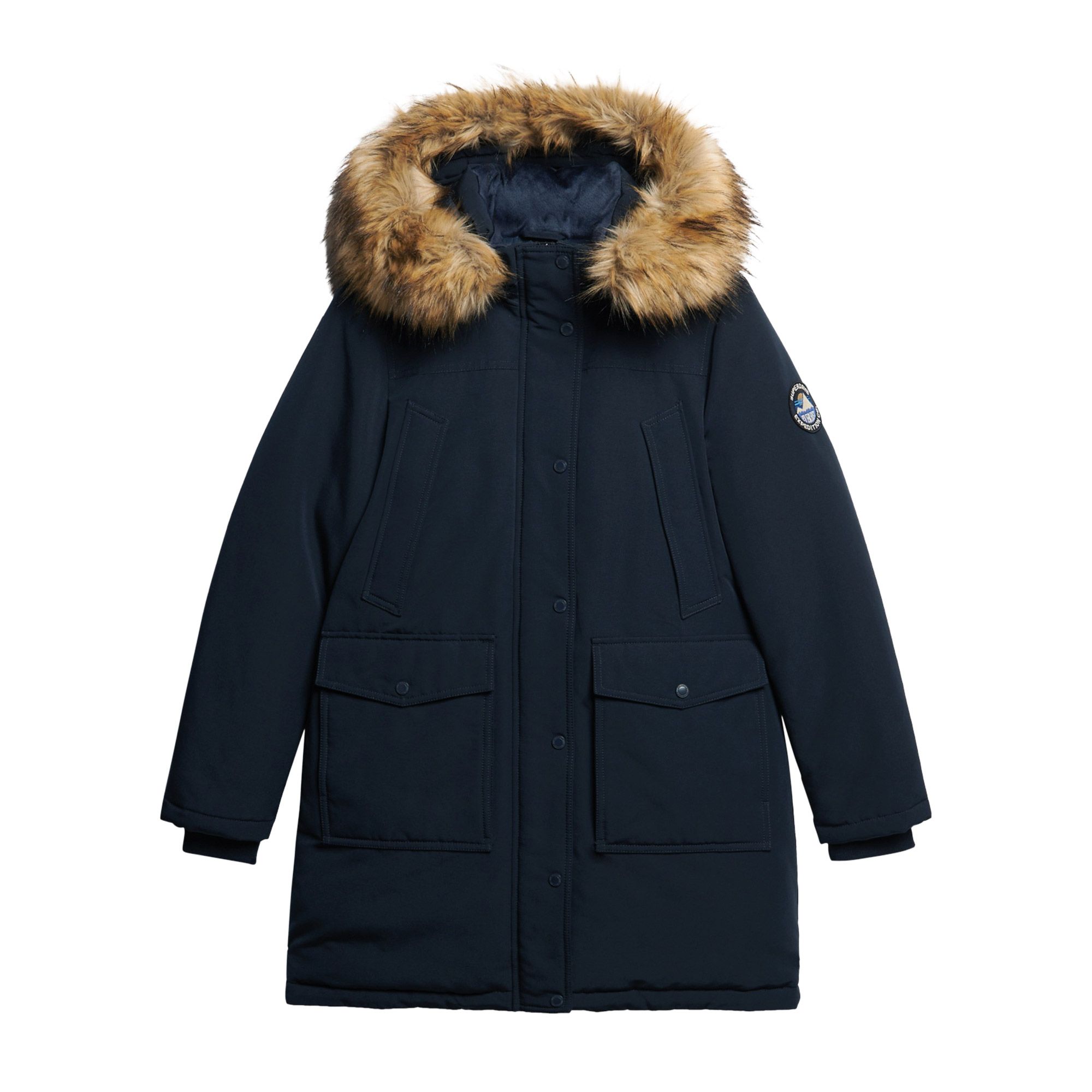 Superdry Everest Faux Fur Parka Winterjacke Damen