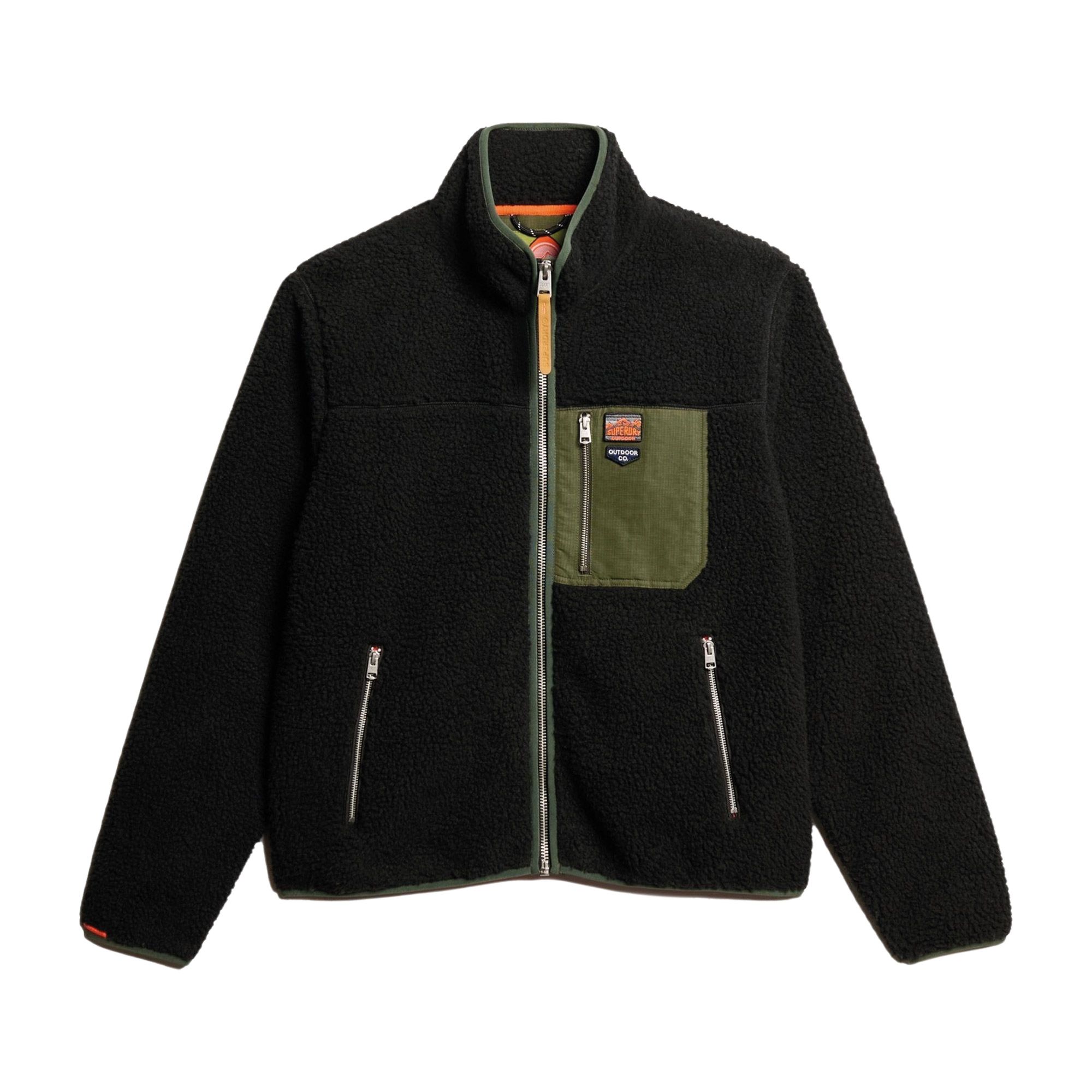 Superdry Vintage Retro Full Zip Fleece Jas Heren