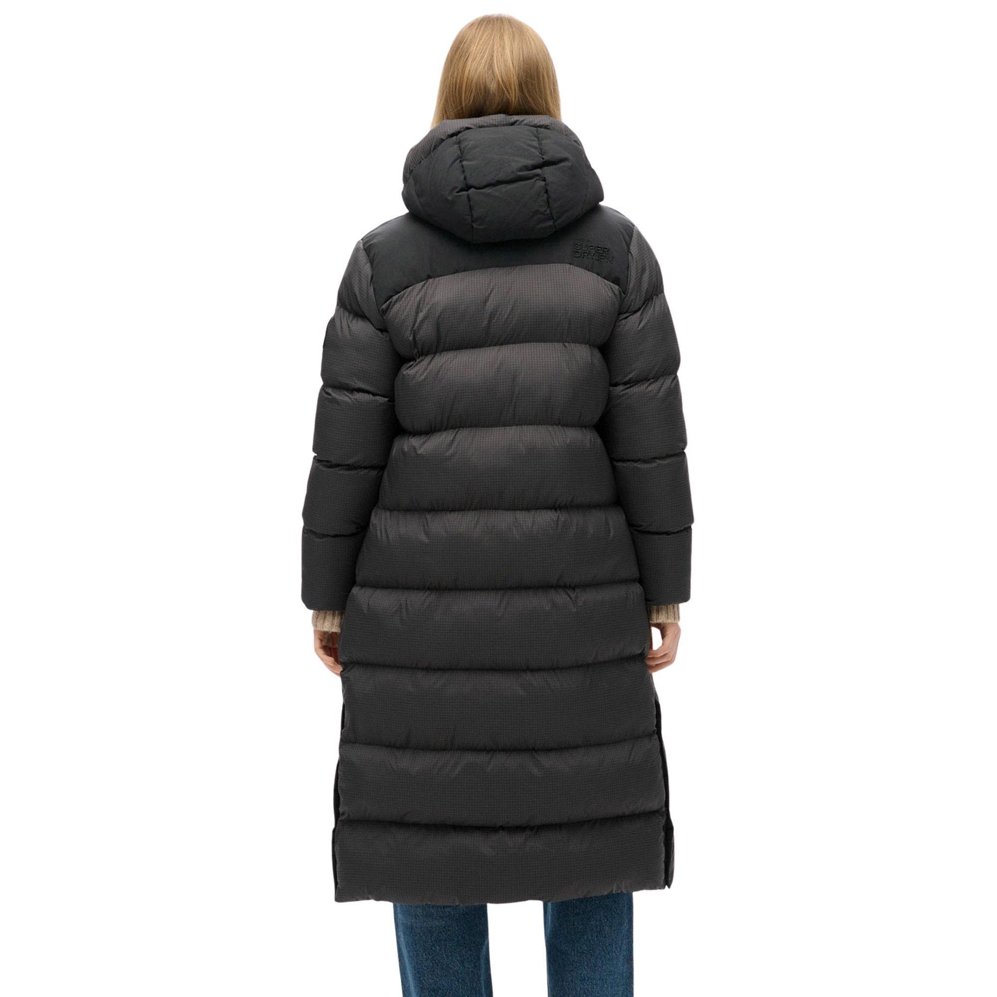 Superdry Ripstop Hooded Longline Puffer Winterjacke Damen