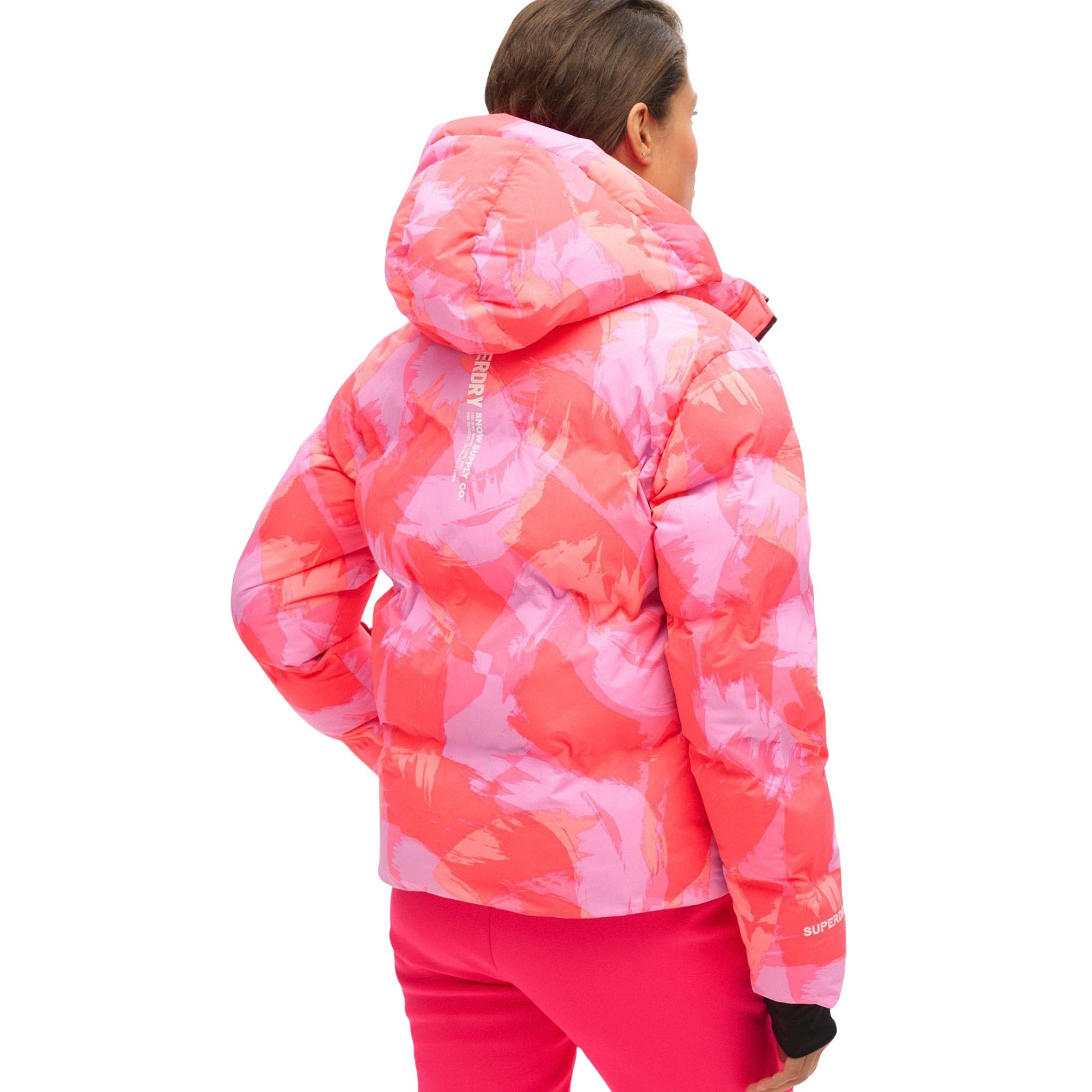 Superdry Hooded Ski Boxy Puffer Skijas Dames