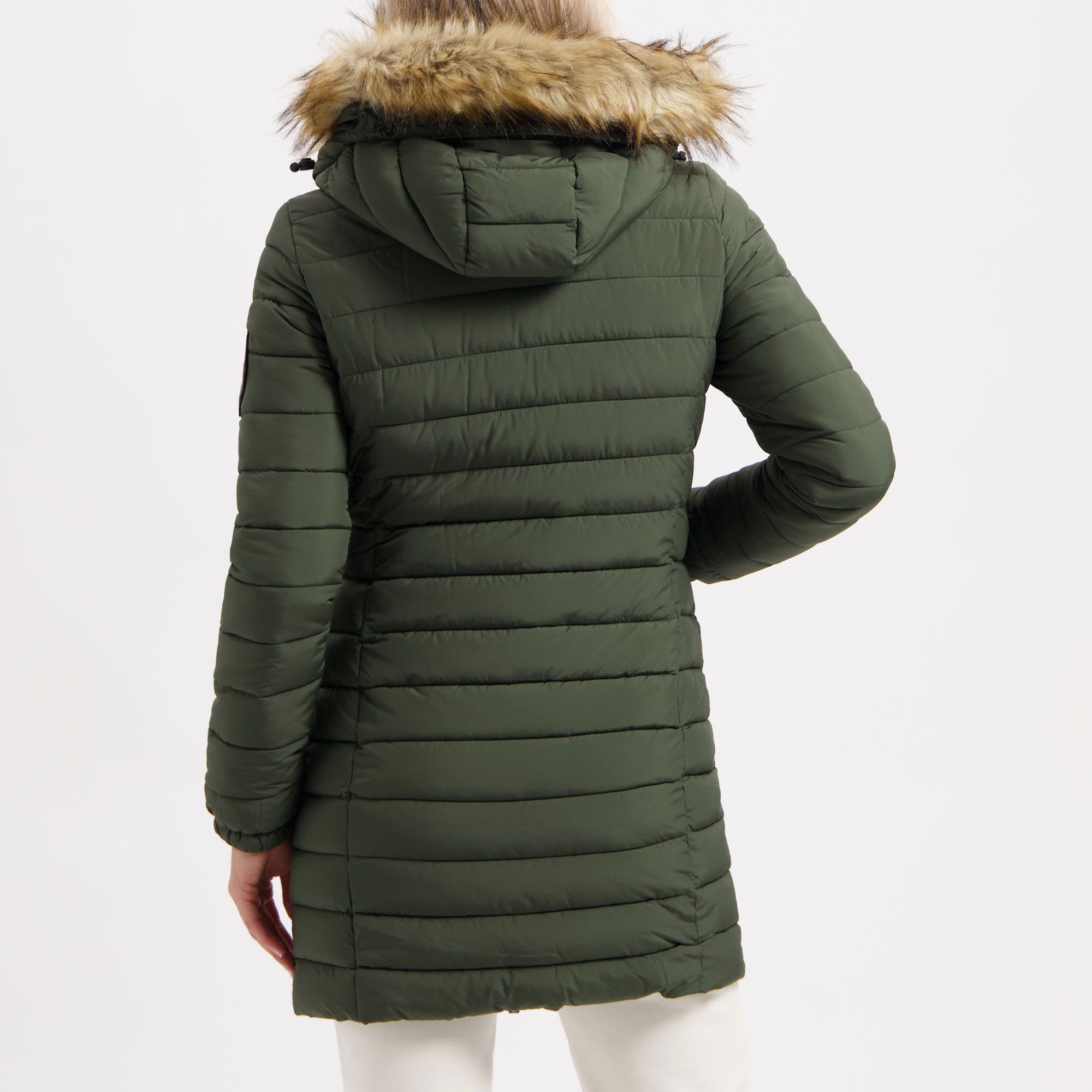 Superdry Fuji Hooded Puffer Winterjas Dames