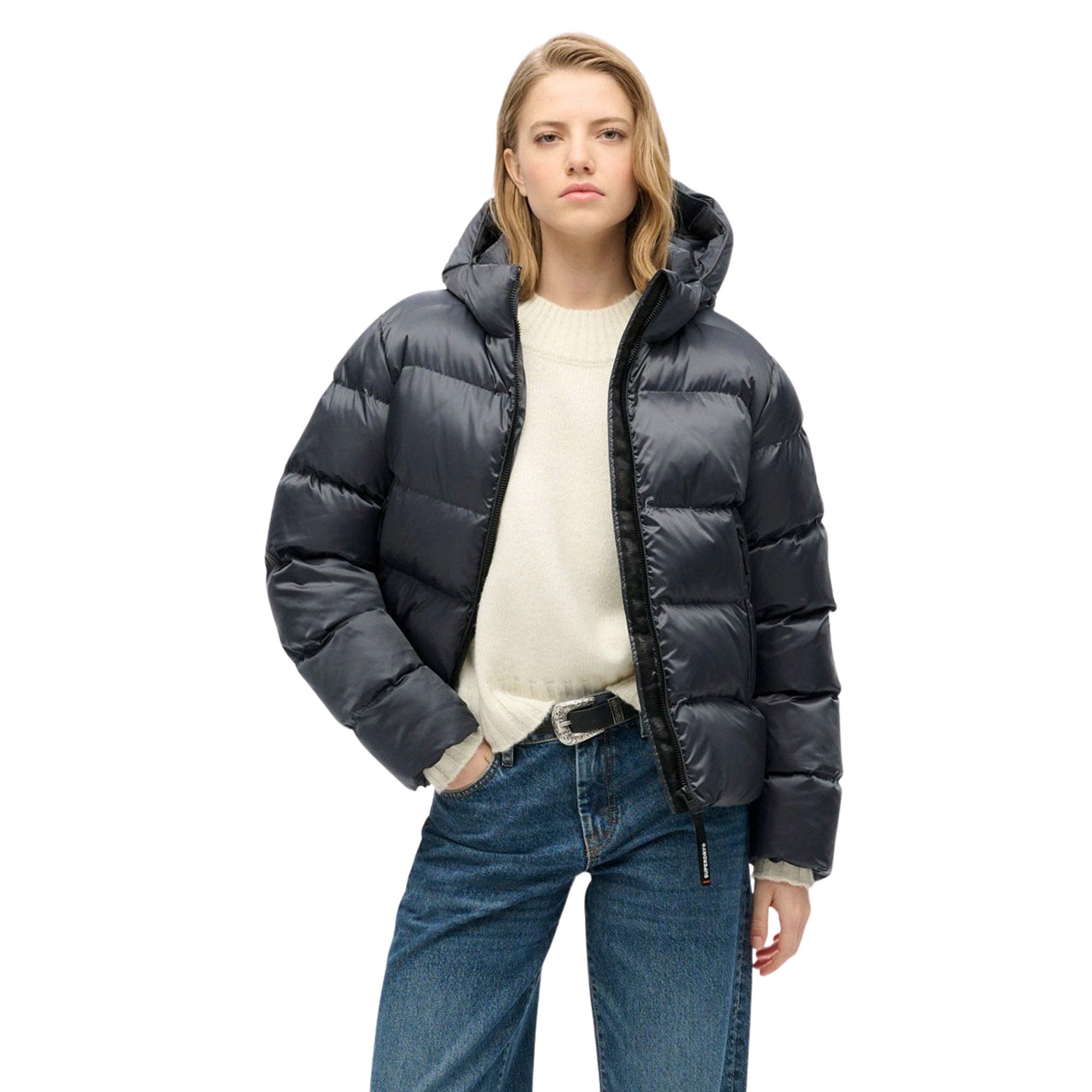 Superdry Hooded Luxe Sports Puffer Winterjas Dames