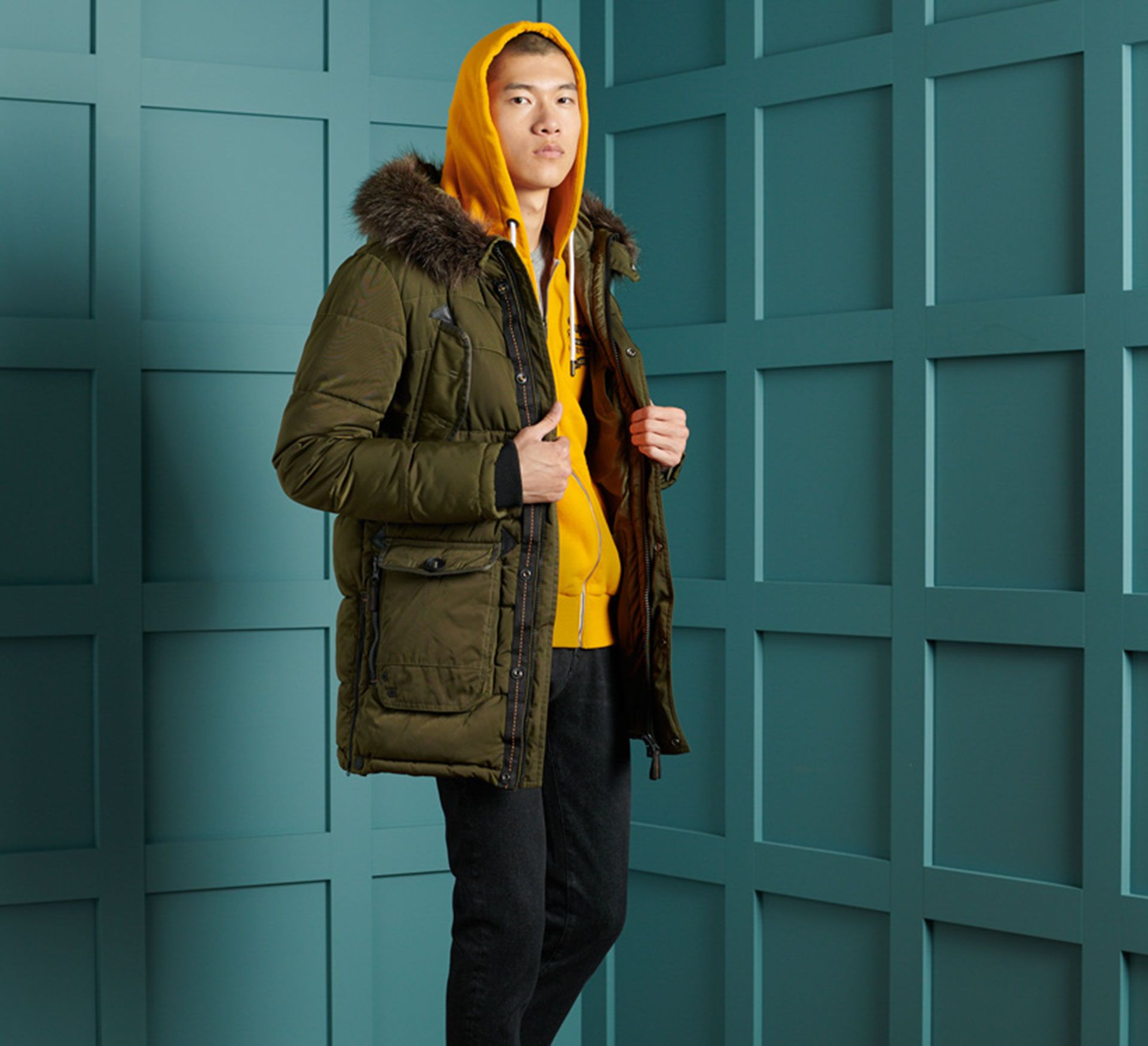 Superdry Chinook Winterjas Heren