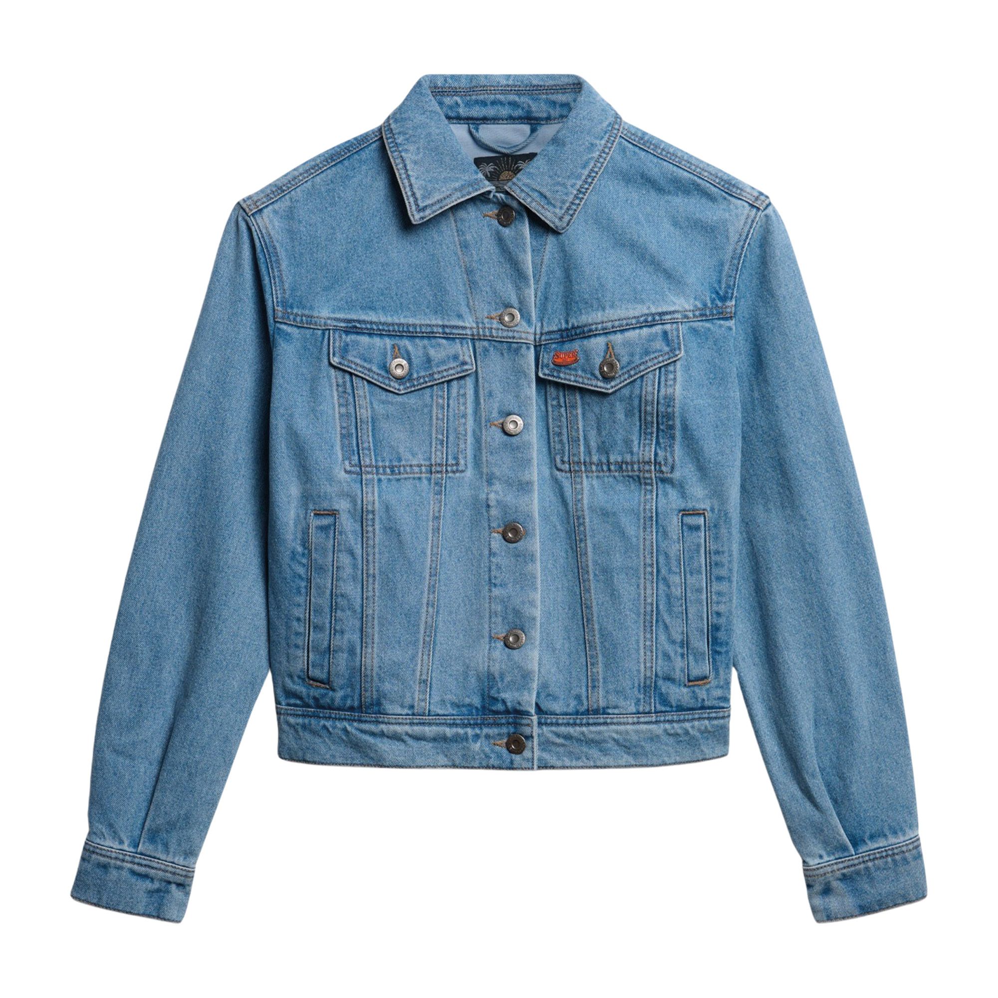 Superdry Embellished Denim Jas Dames