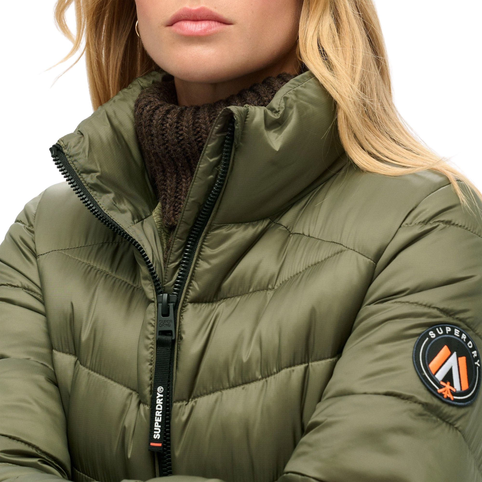 Superdry Fuji Quilt Padded Winterjas Dames