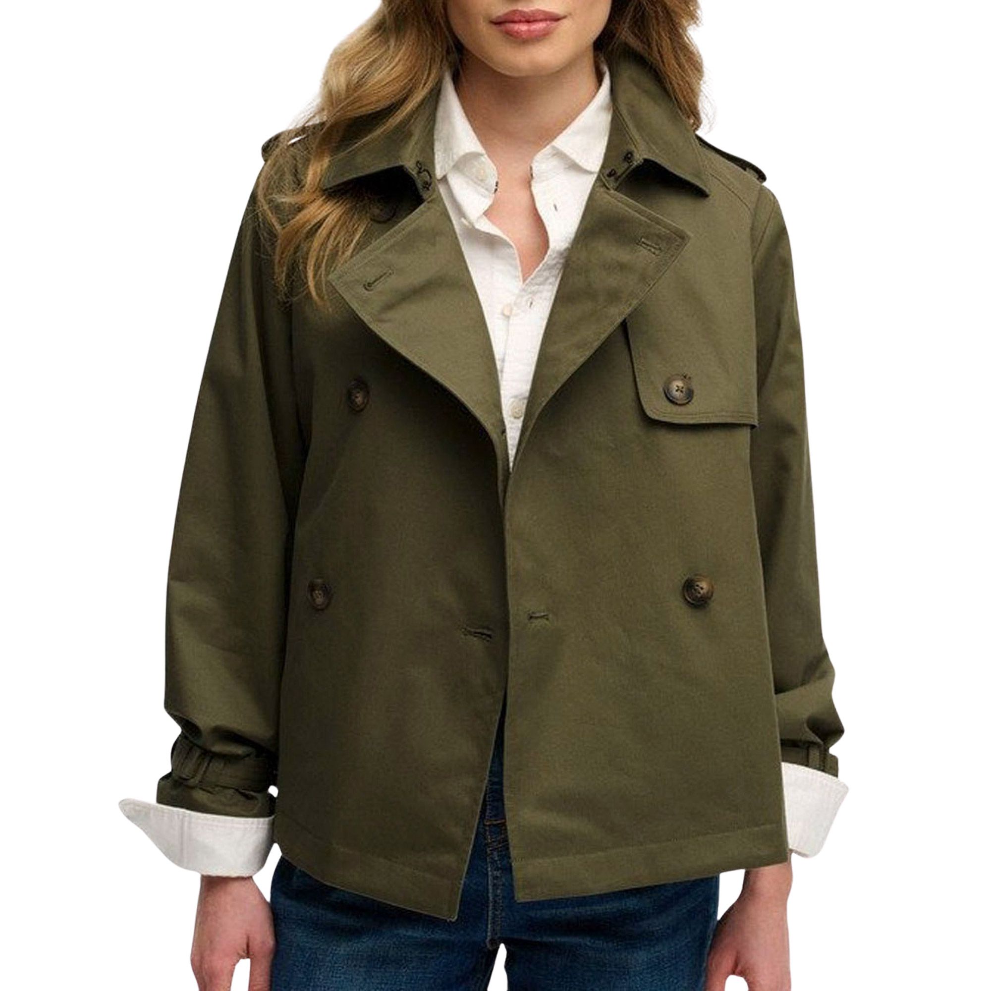 Superdry Short Trench Jacket Dames