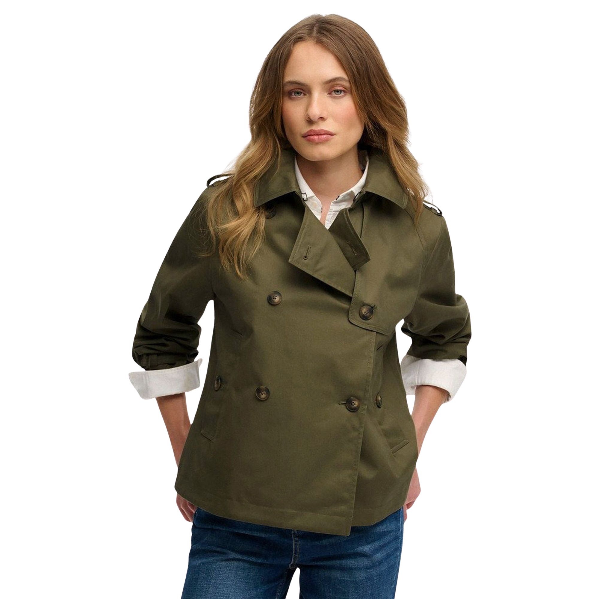Superdry Short Trench Jacket Dames