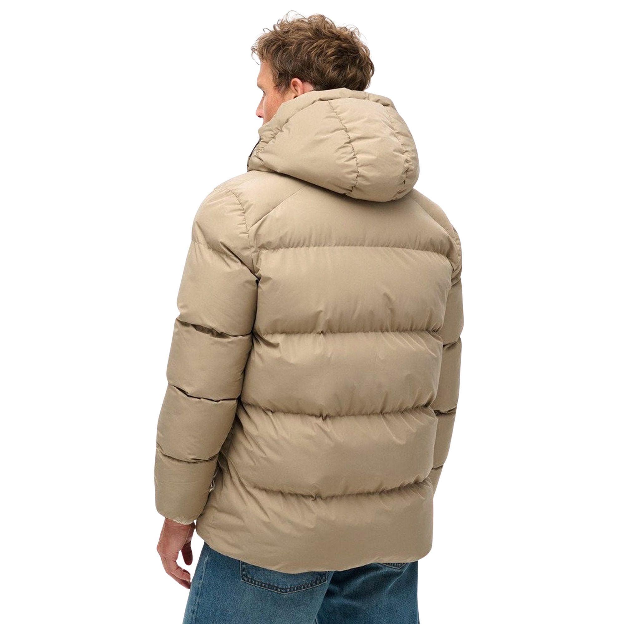 Superdry Five Baffle Hooded Sports Puffer Winterjas Heren