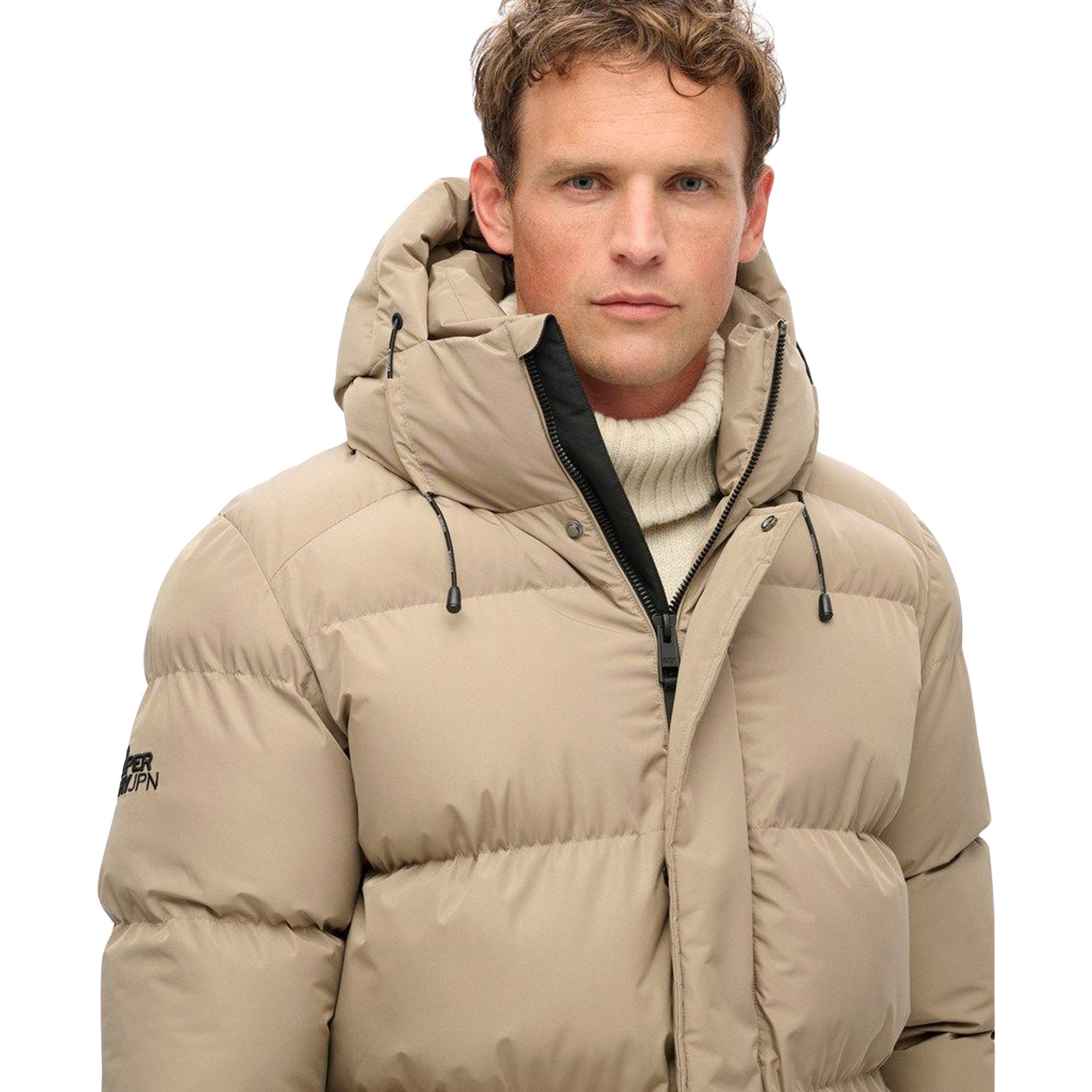 Superdry Five Baffle Hooded Sports Puffer Winterjas Heren