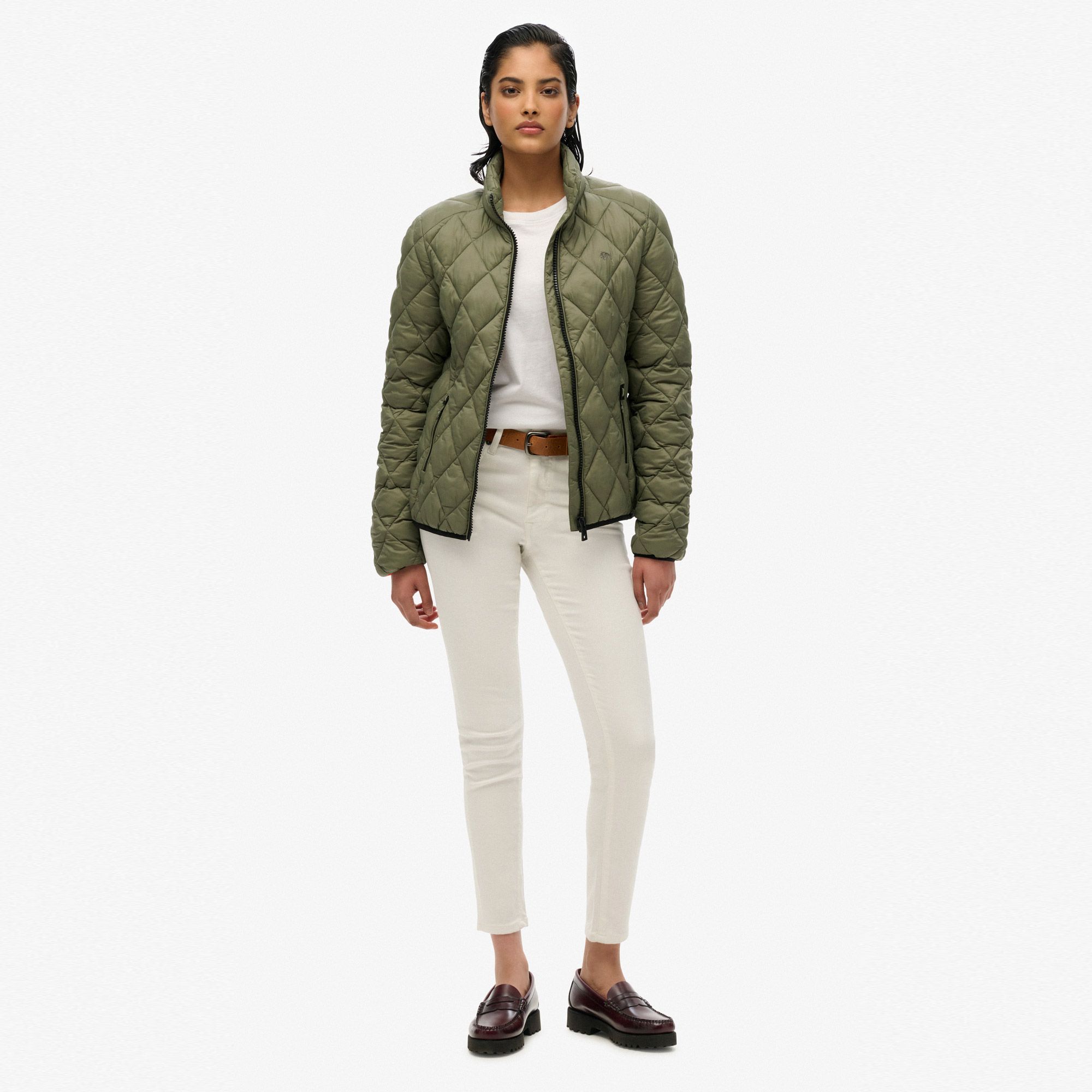 Superdry Diamond Quilt Fuji Lite Jas Dames