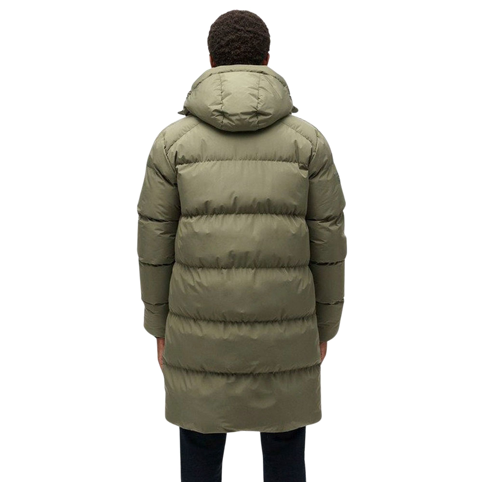 Superdry Fuji Padded Hooded Sports Puffer Mid Jas Heren