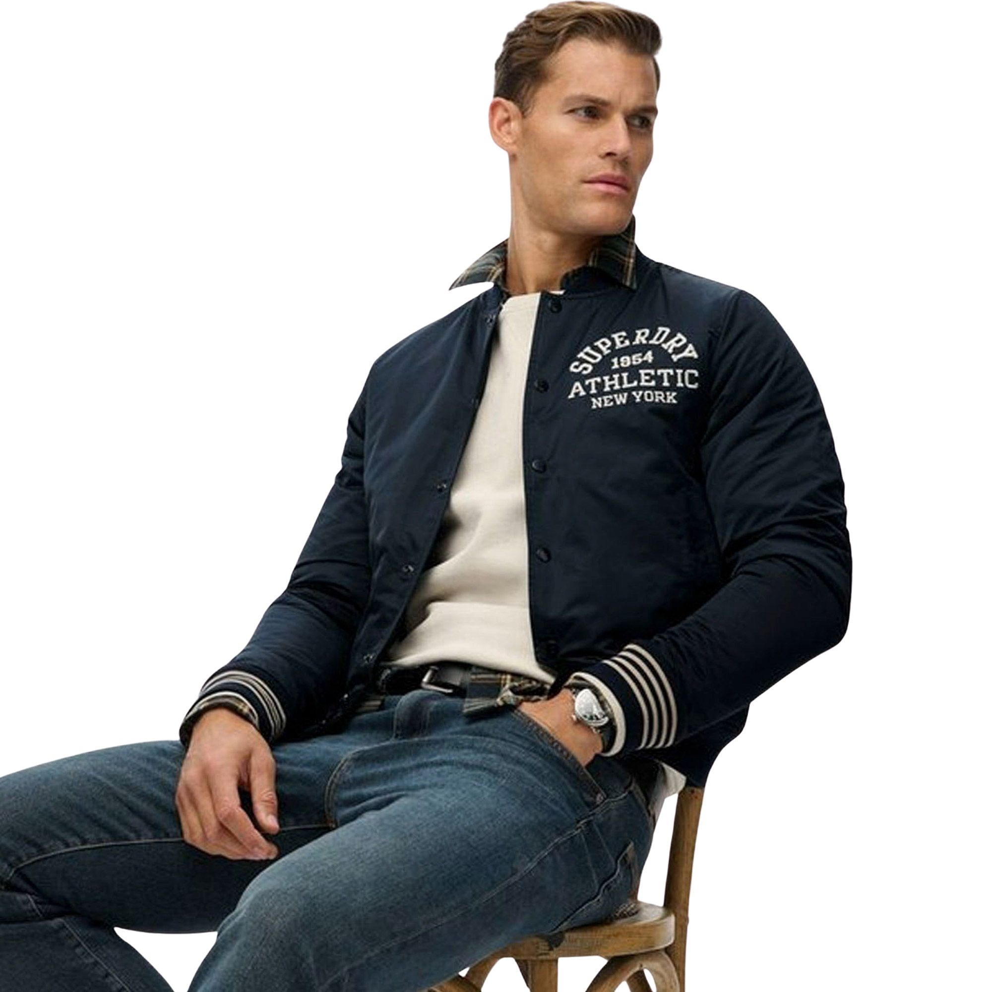 Superdry Athletic Varsity Bomberjack Heren