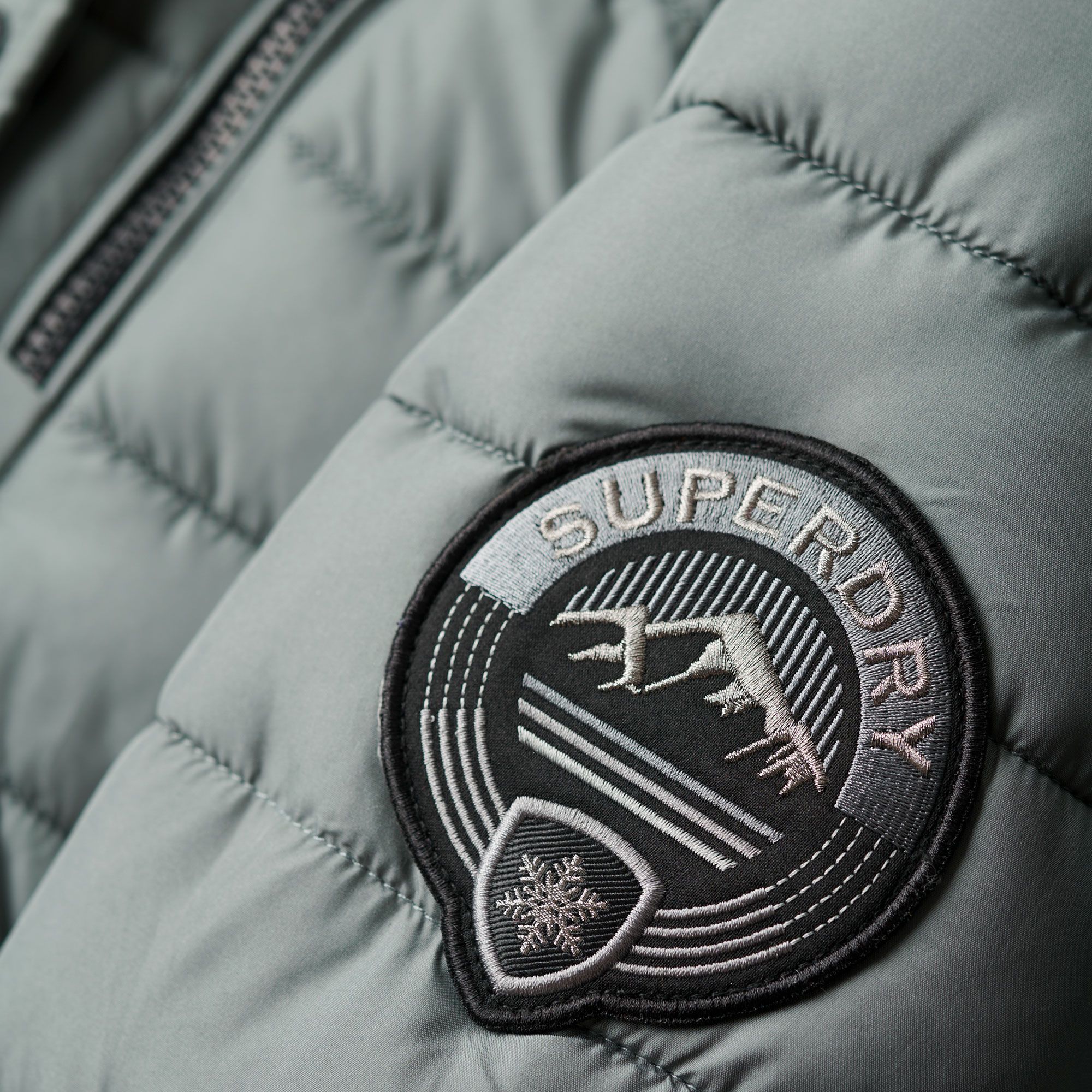 Superdry Fuji Longline Puffer Winterjas Dames