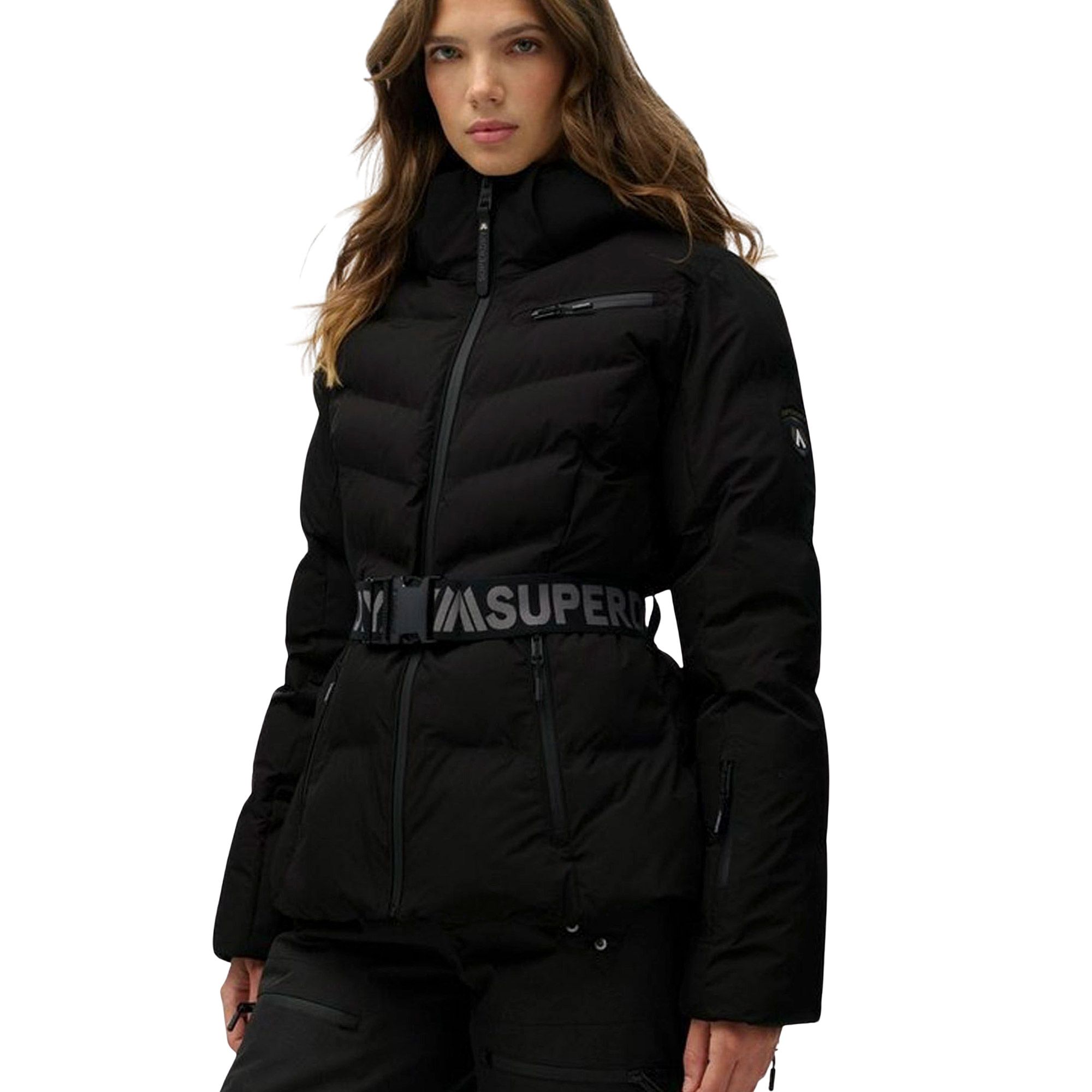 Superdry Luxe Belted Padded Skijas Dames