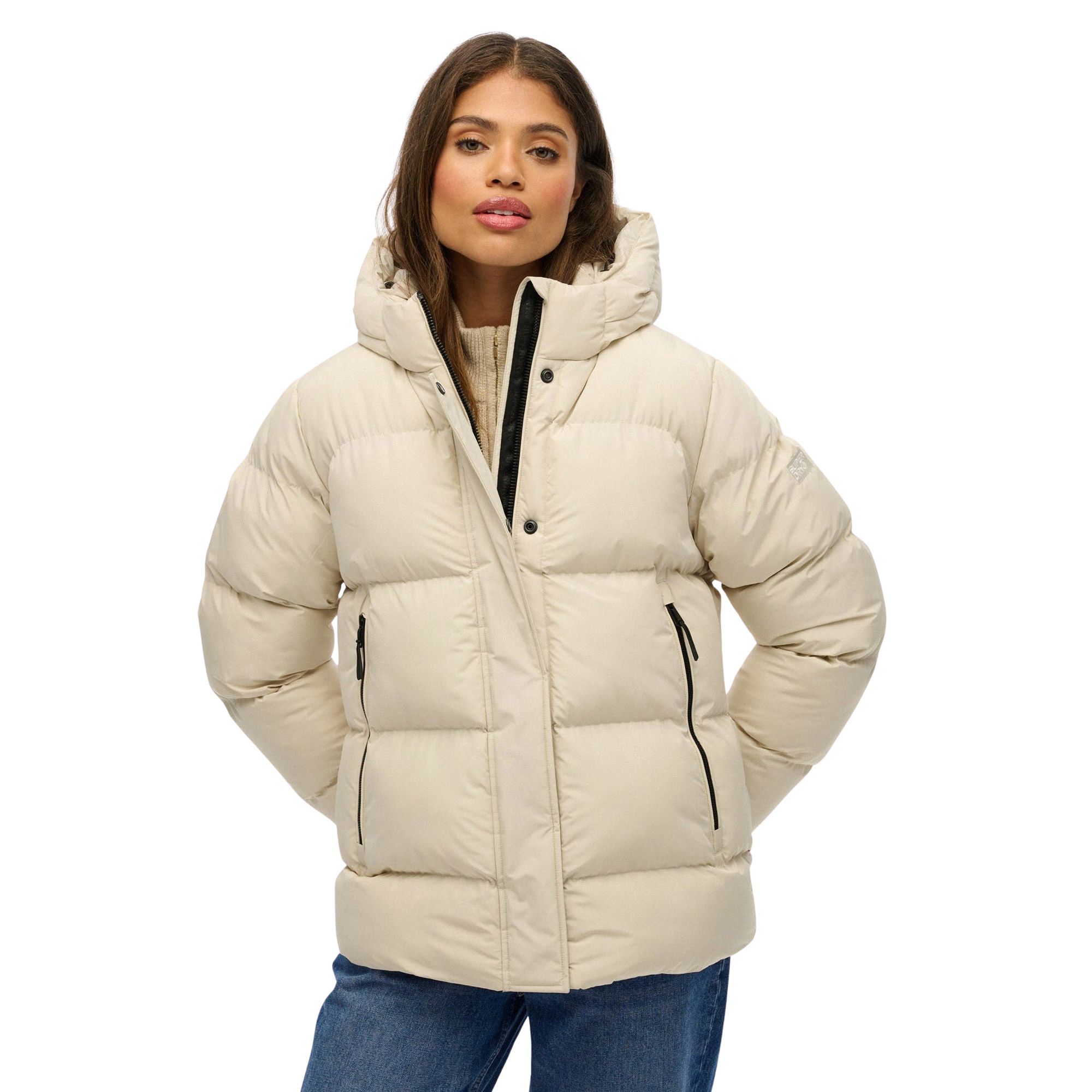 Superdry Hooded 5 Baffle Sports Puffer Jacke Damen