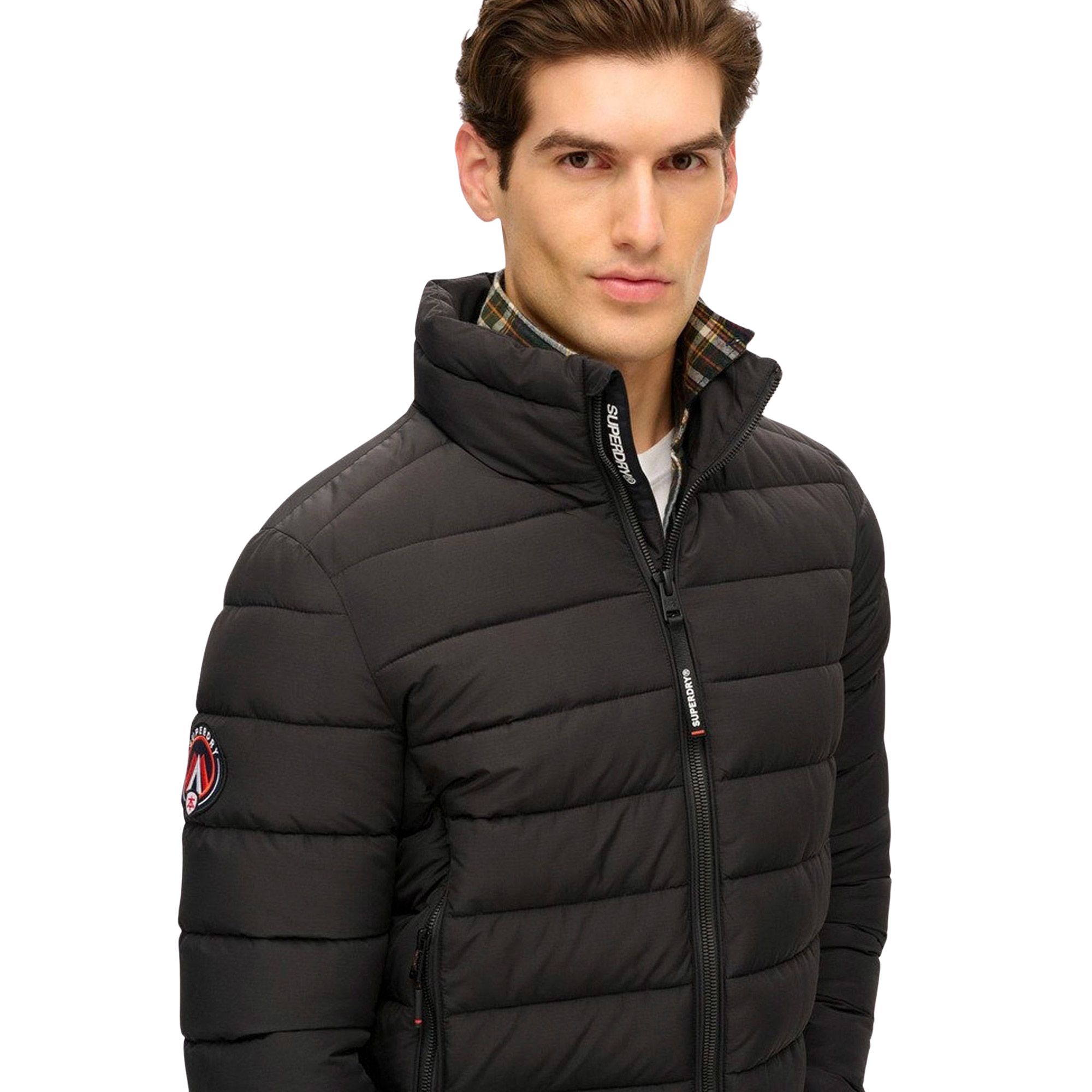 Superdry Fuji Padded Embroidered Pufferjas Heren