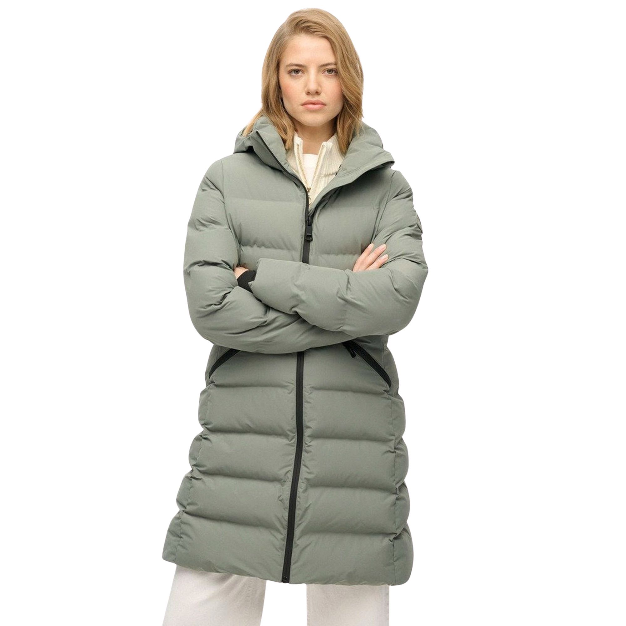 Superdry City Mid Padded Jas Dames