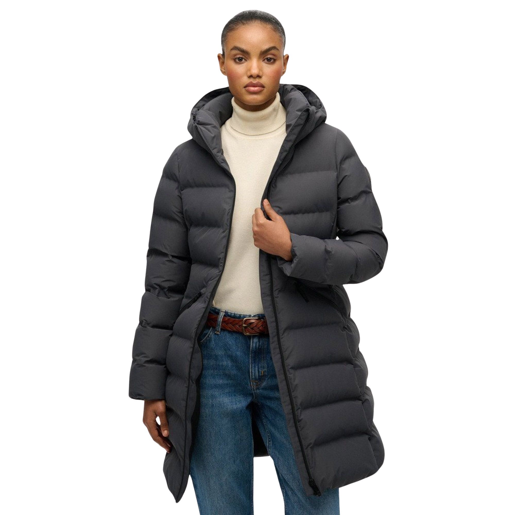 Superdry City Mid Padded Jas Dames
