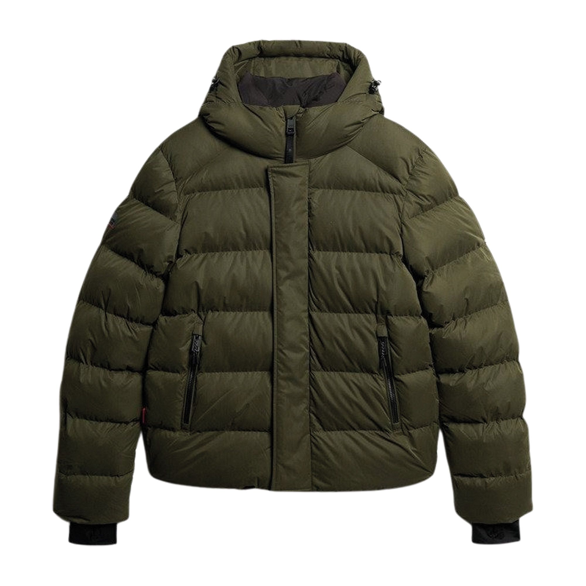 Superdry Microfibre Hooded Sports Puffer Winterjas Heren