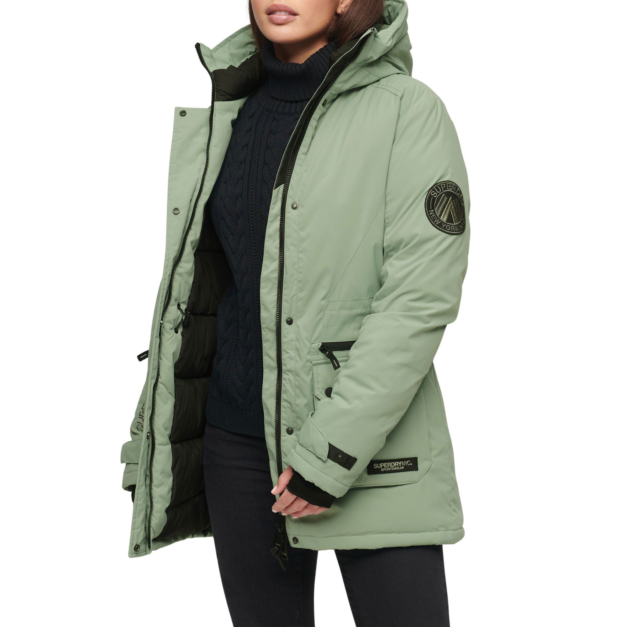 Superdry City Padded Parka Winterjas Dames
