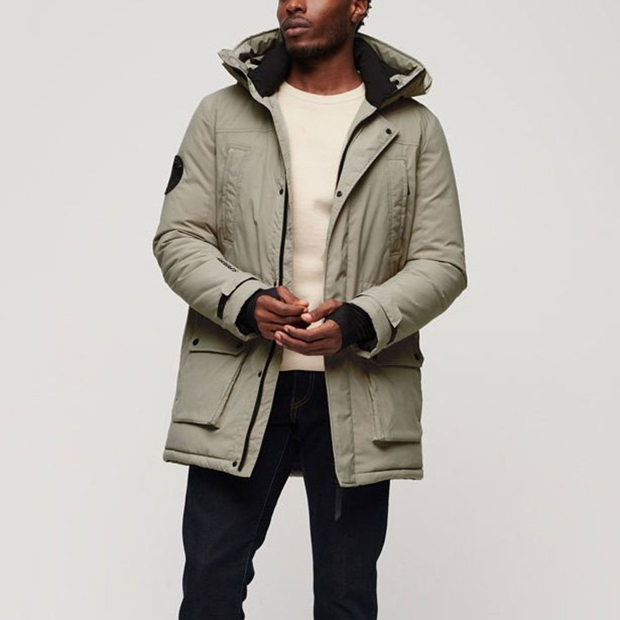 Superdry City Padded Parka Winterjas Heren