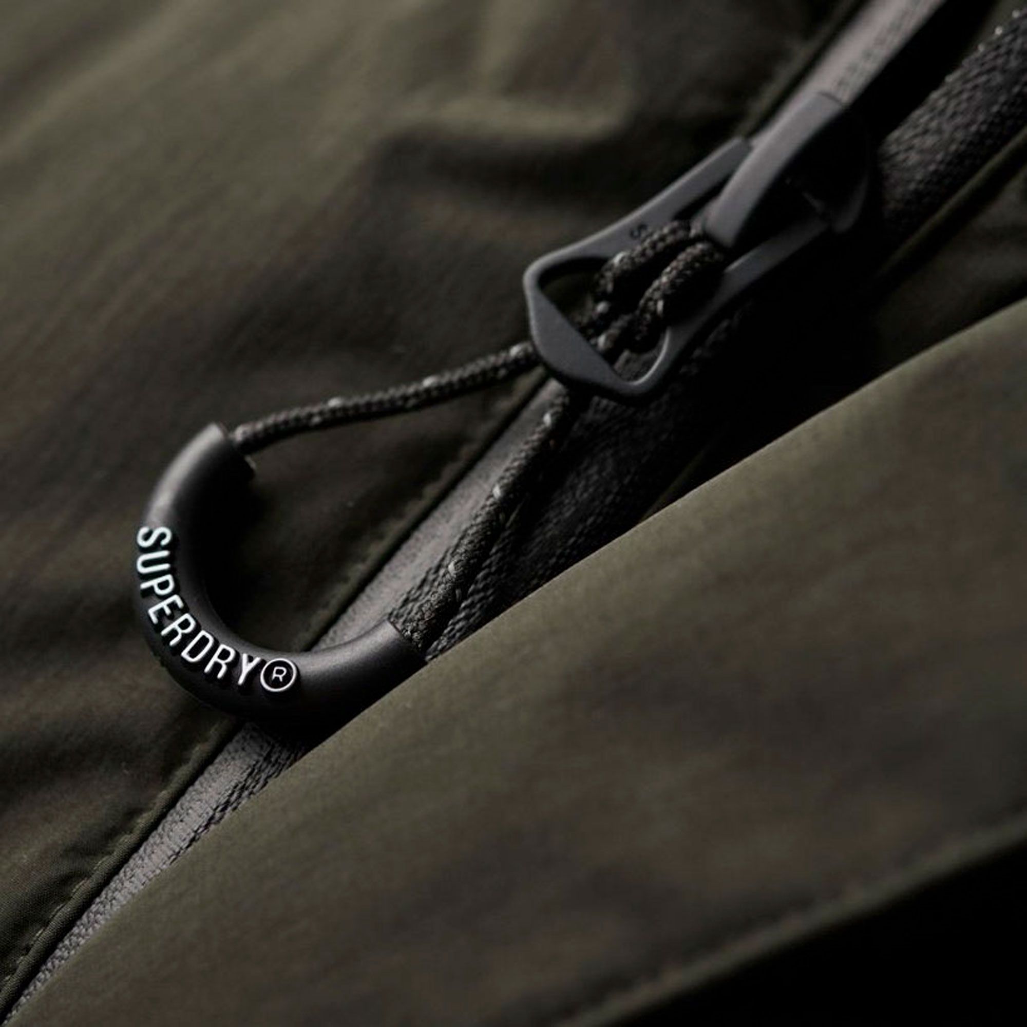 Superdry Hooded Longline Padded Winterjas Heren