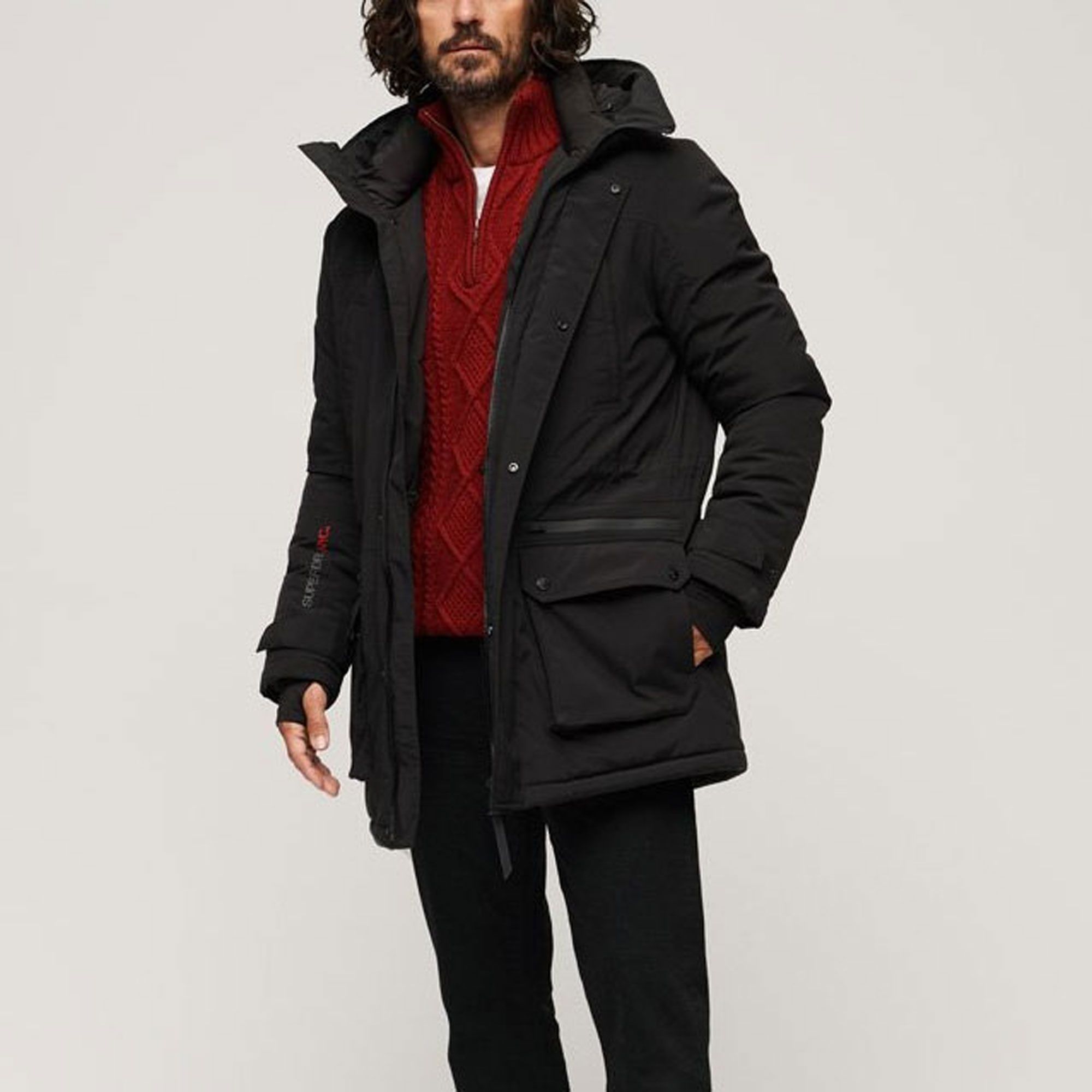 Superdry City Padded Parka Winterjas Heren