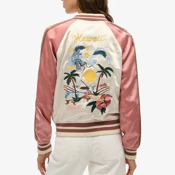 Superdry Suikajan Embroidered Bomber Jas Dames