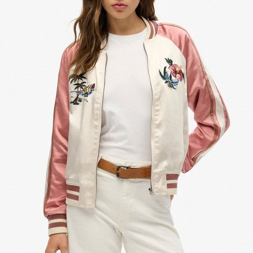 Superdry Suikajan Embroidered Bomber Jas Dames