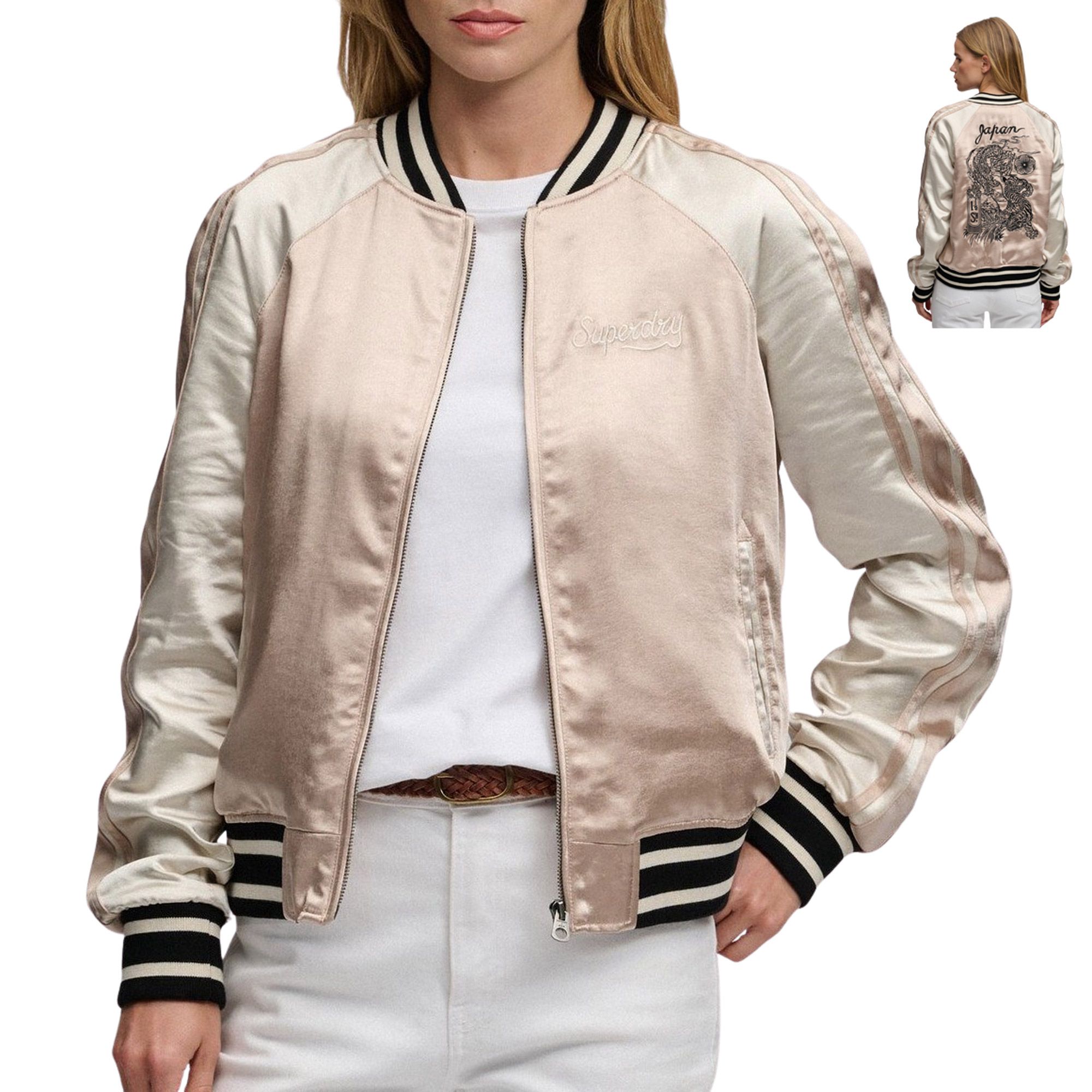 Superdry Suikajan Embroidered Bomber Jas Dames