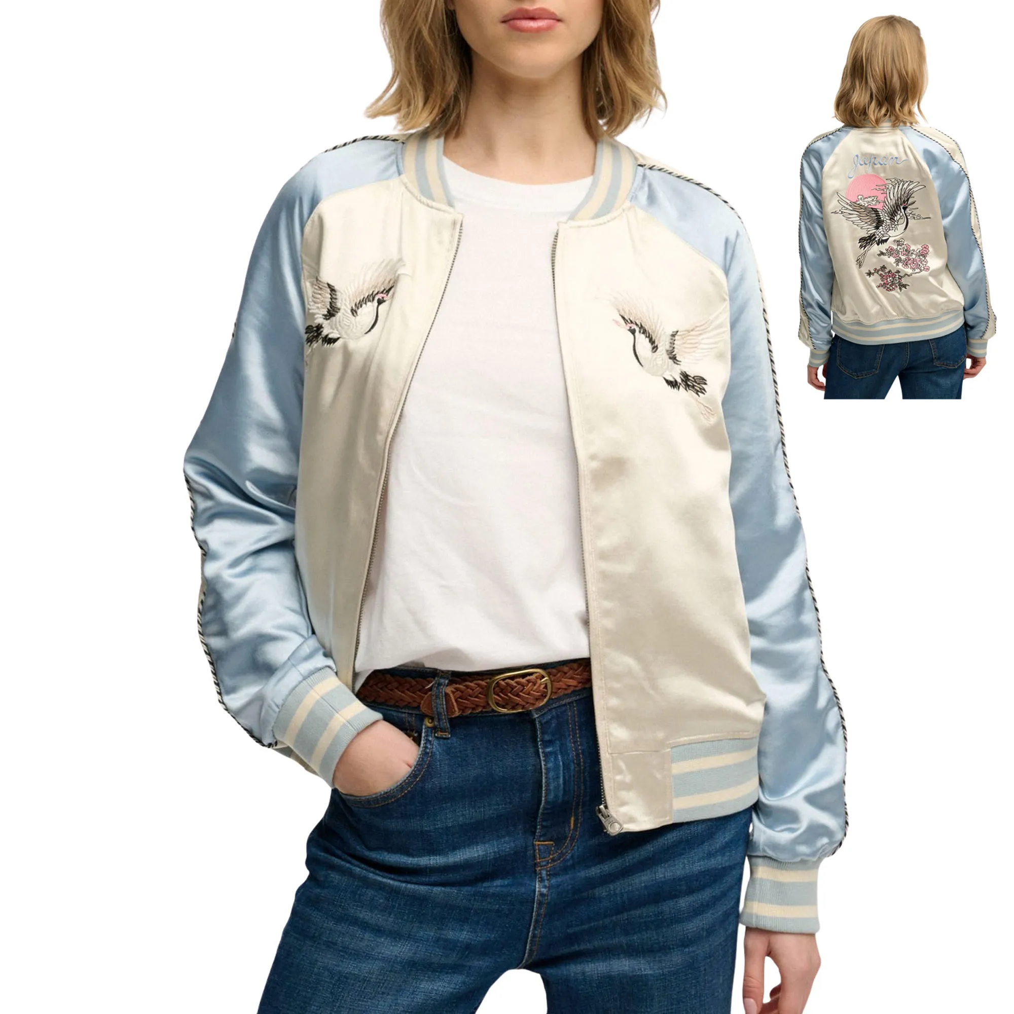 Superdry Suikajan Embroidered Bomber Jas Dames