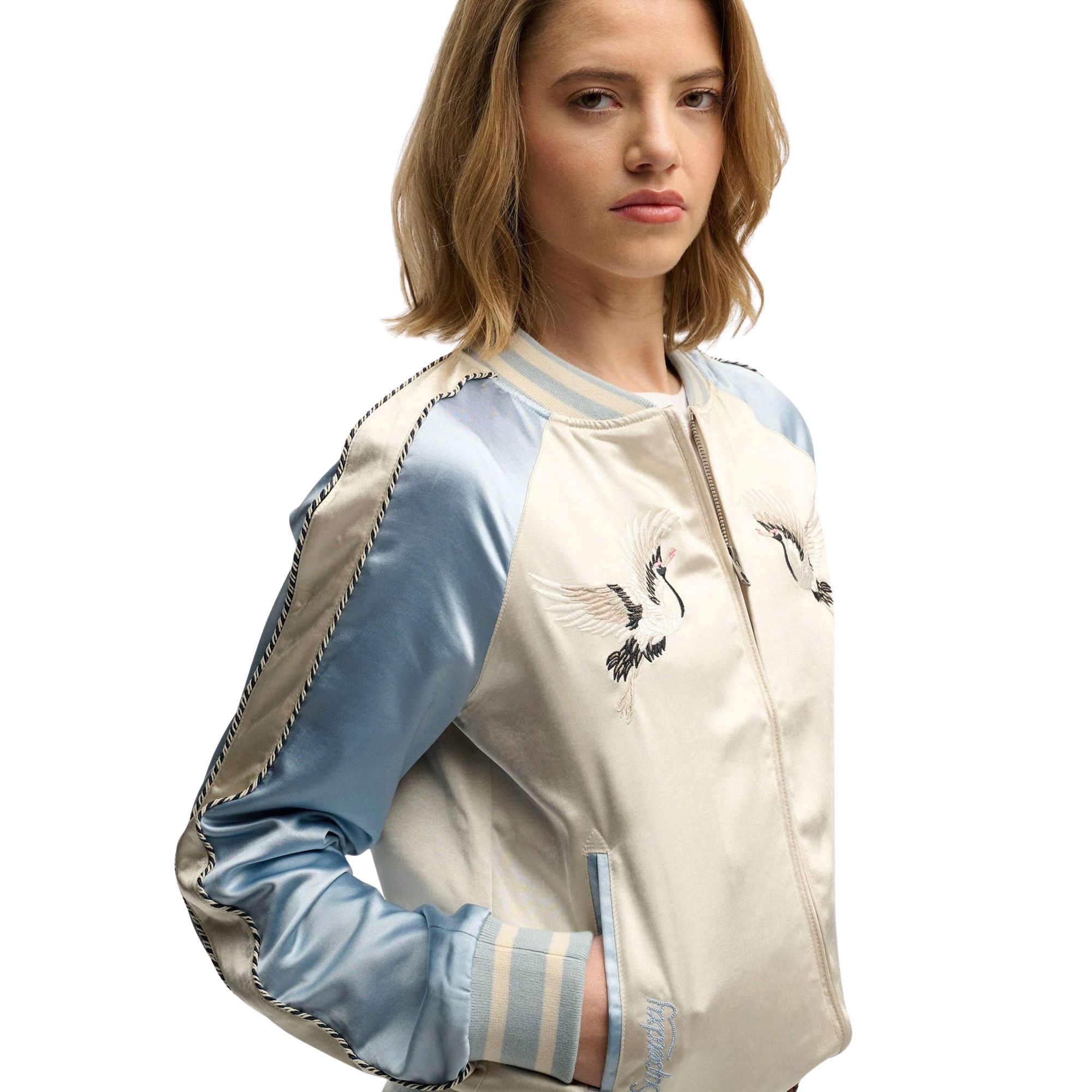 Superdry Suikajan Embroidered Bomber Jas Dames