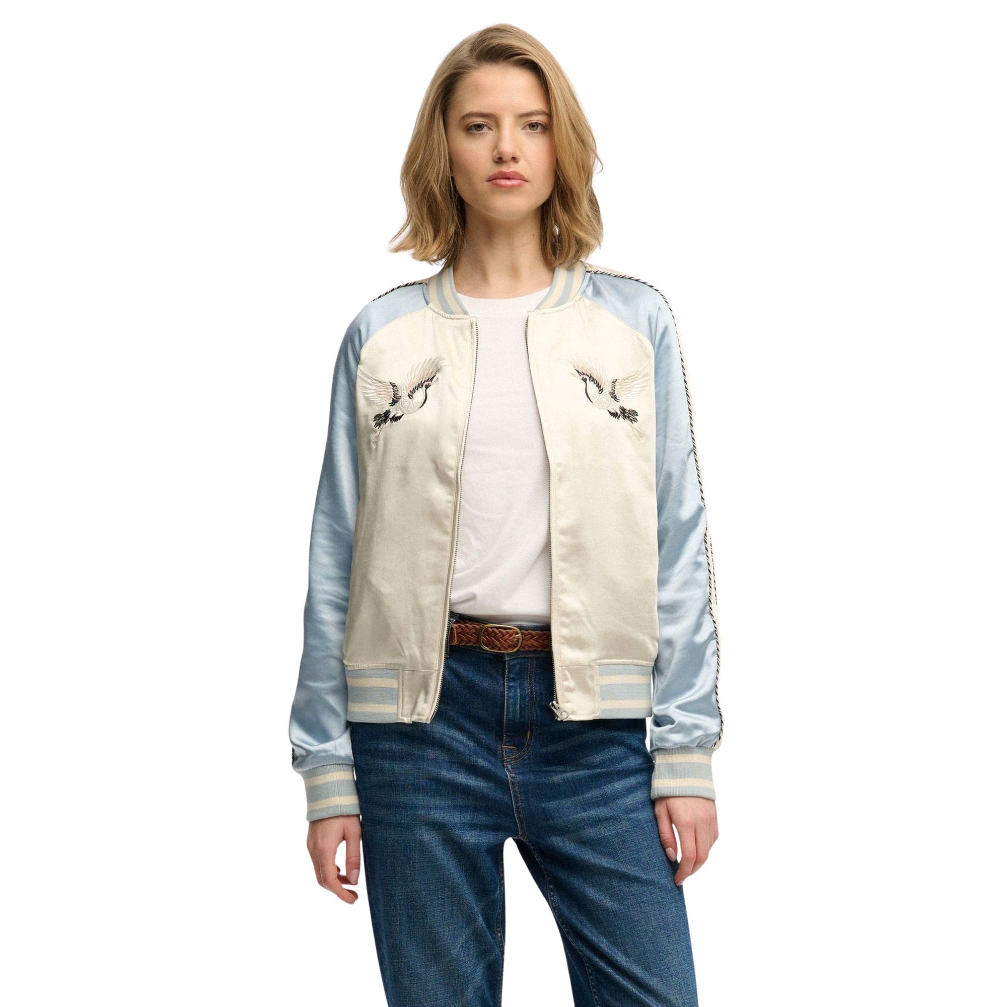 Superdry Suikajan Embroidered Bomber Jas Dames