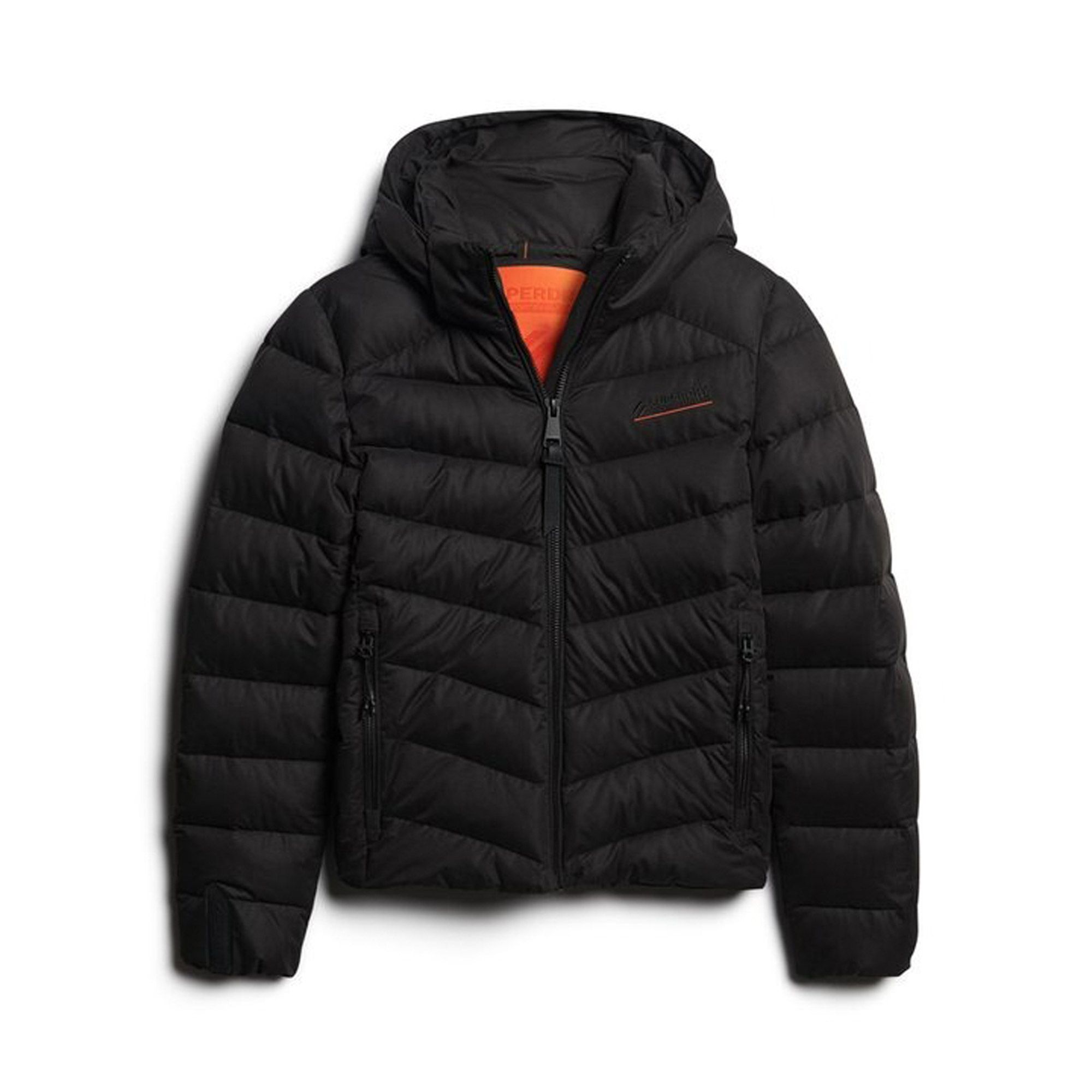 Superdry Hooded Microfibre Padded Jas Dames