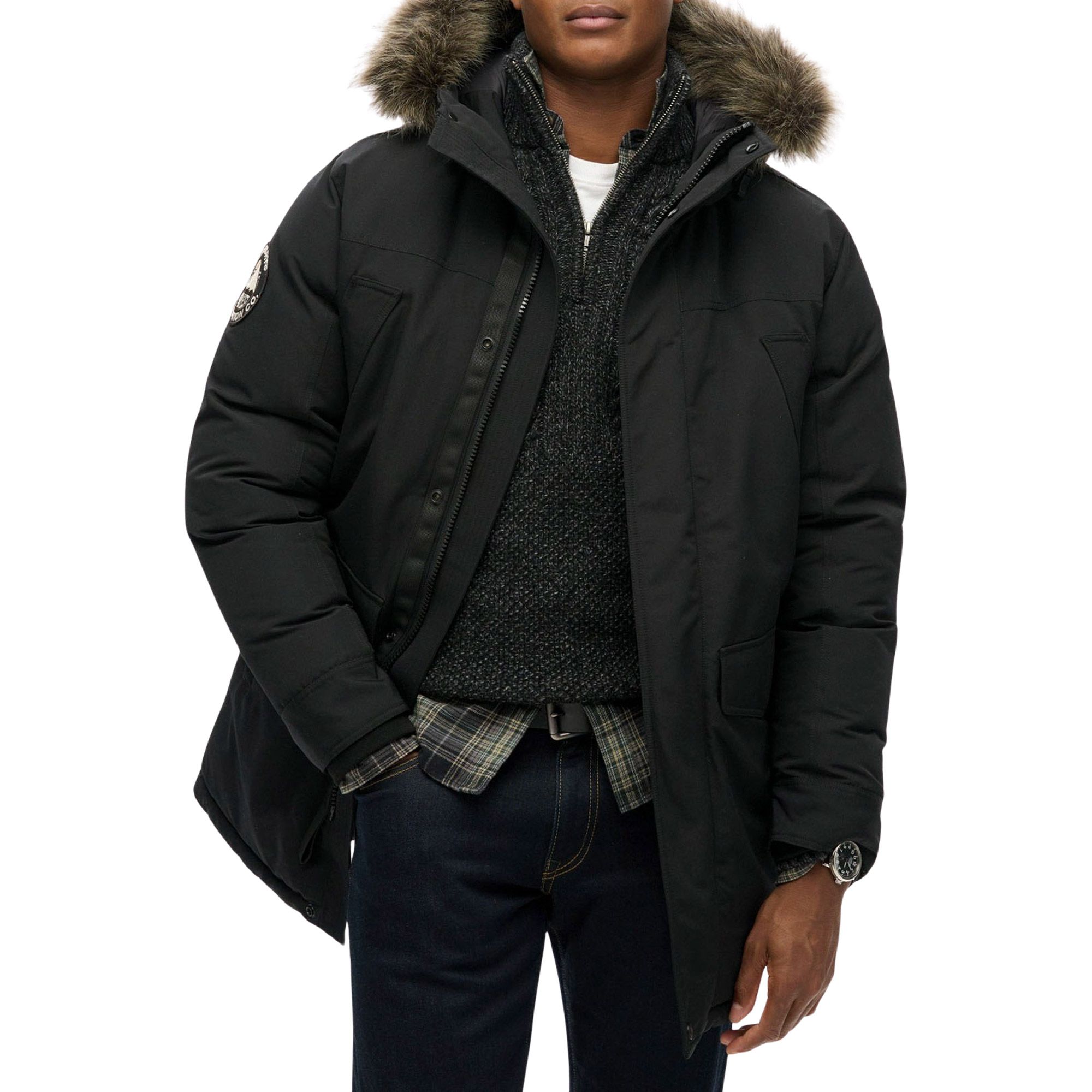 Superdry City Padded Parka Winterjas Heren