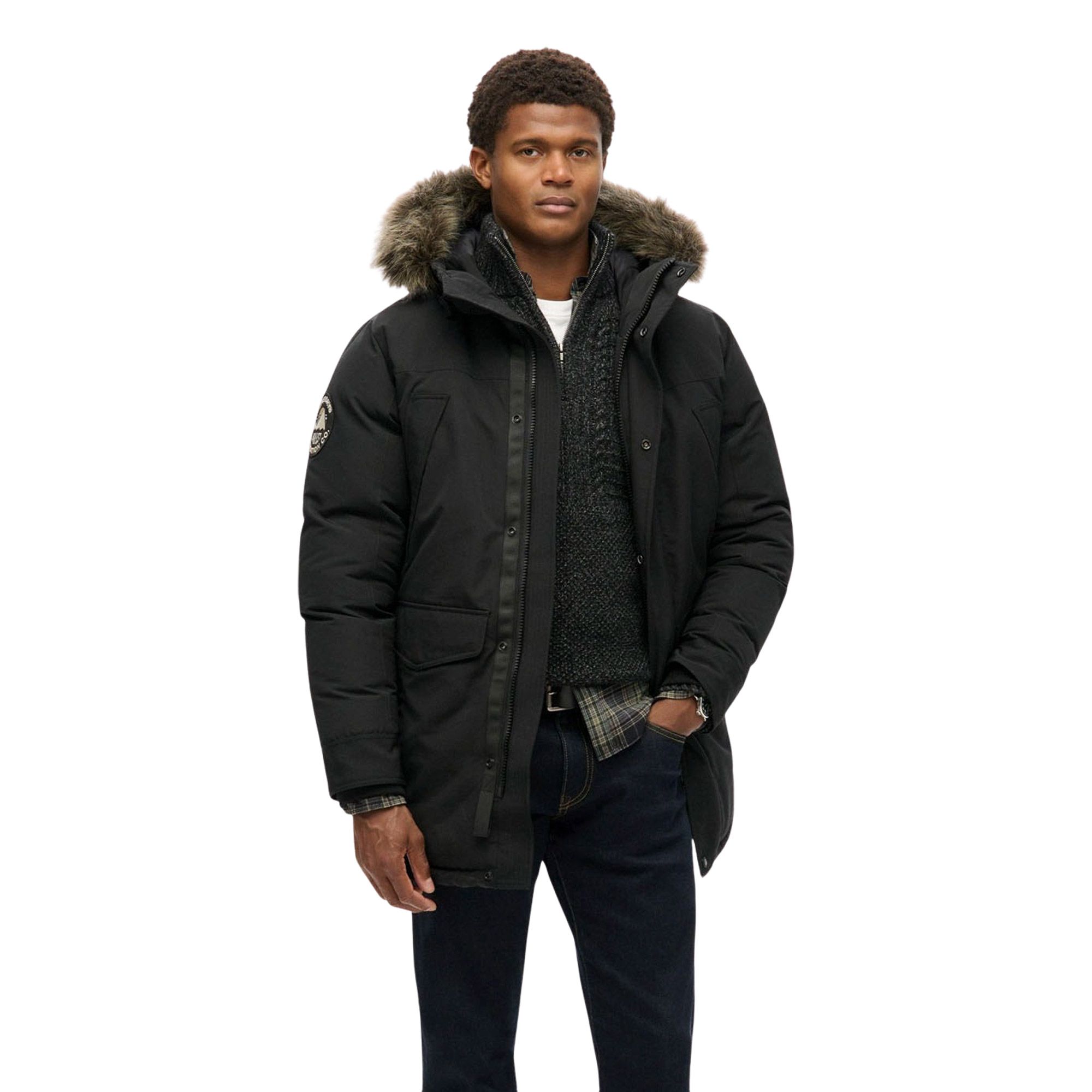 Superdry City Padded Parka Winterjas Heren