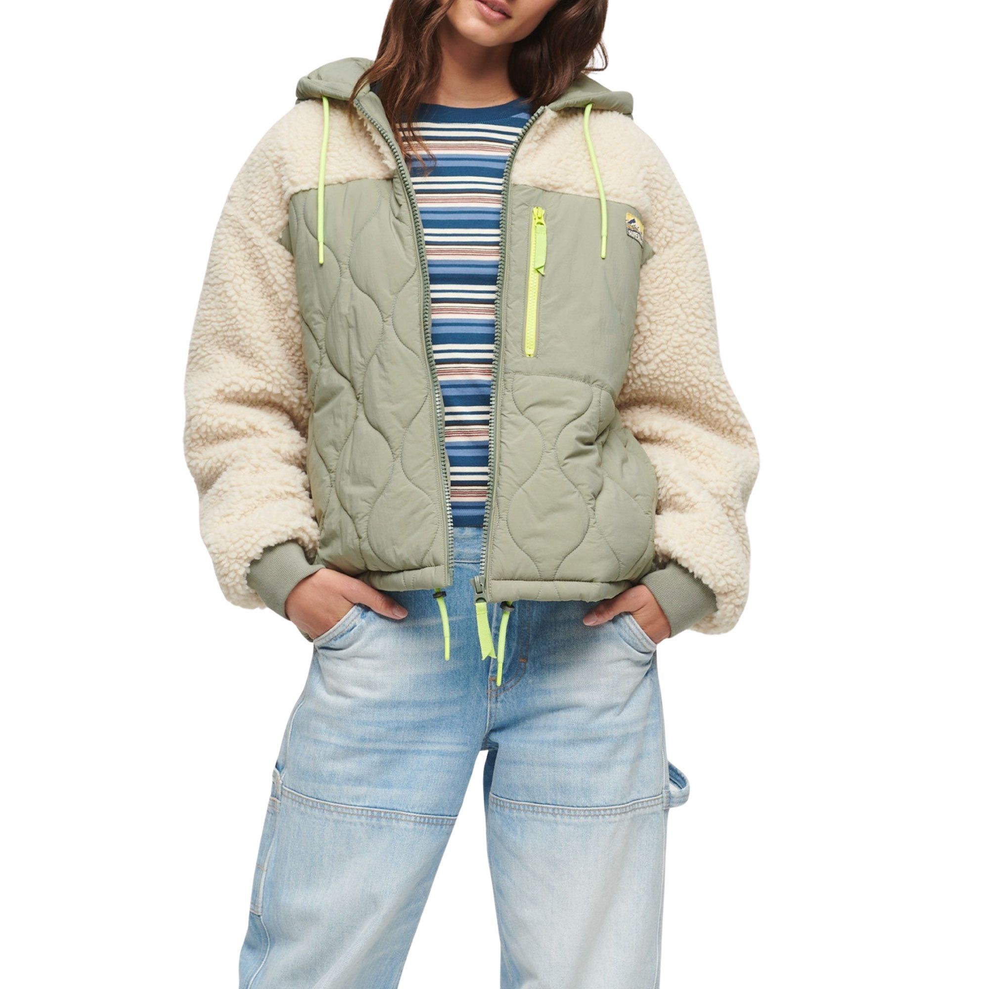 Veste Superdry Sherpa Quilted Hybrid
