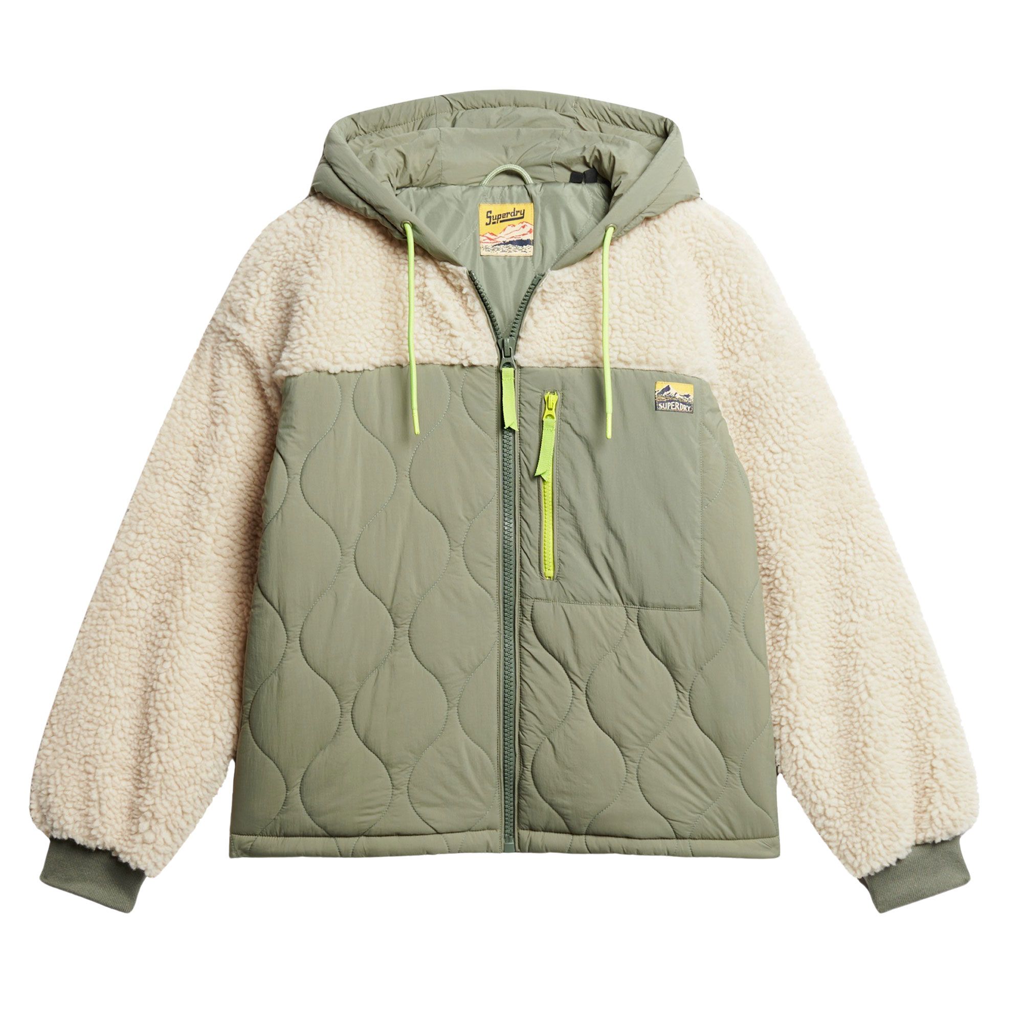 Veste Superdry Sherpa Quilted Hybrid