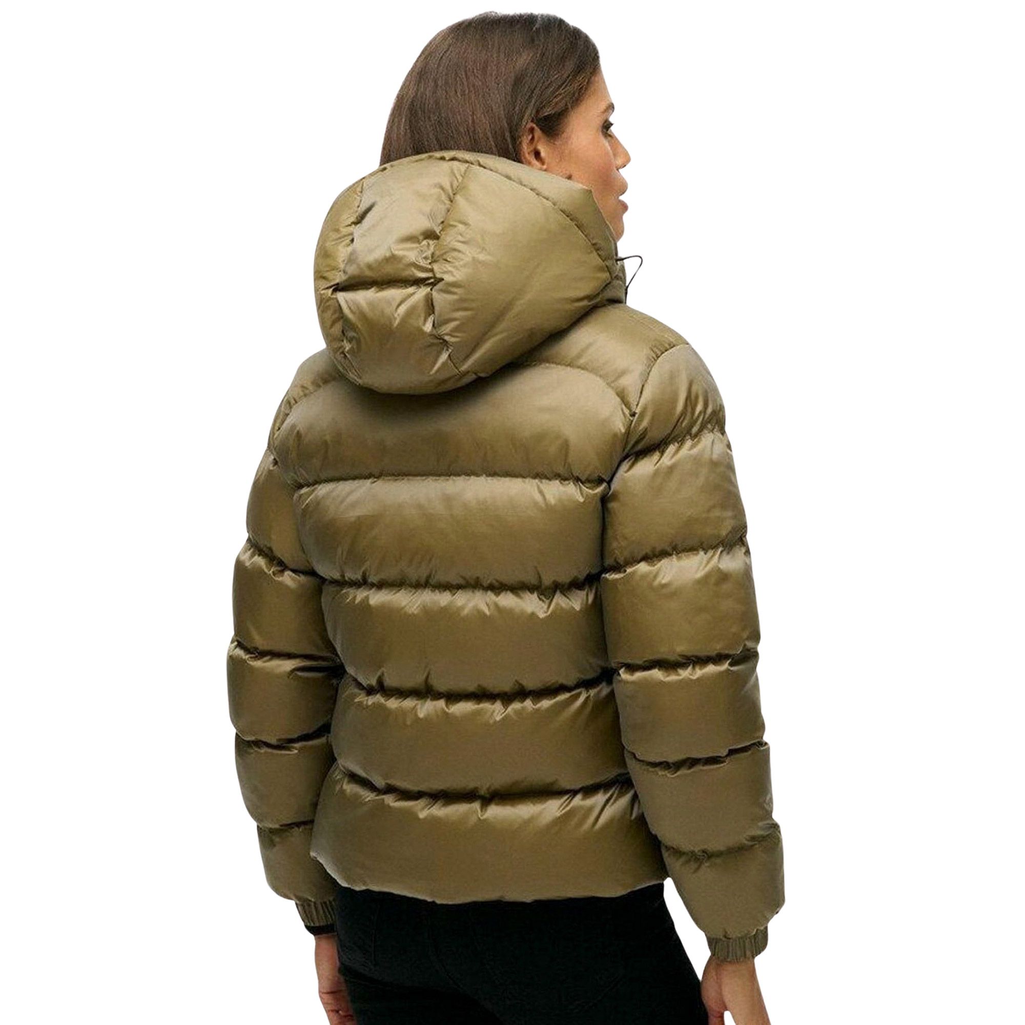 Manteau d'Hiver Superdry Hooded Luxe Sports Puffer Femmes