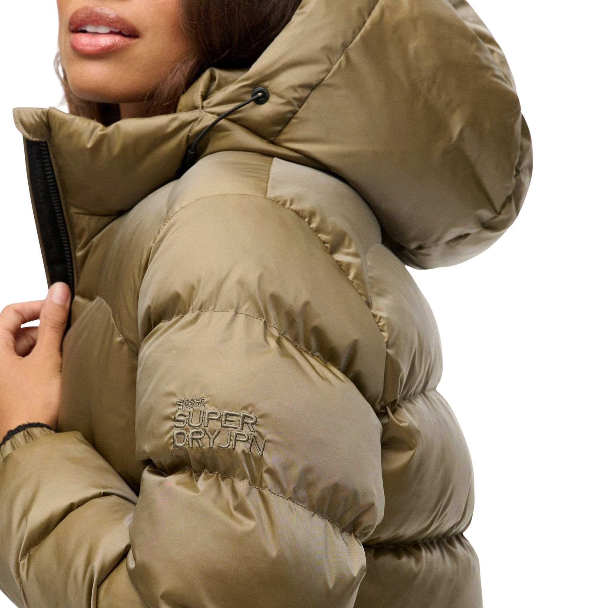 Sweat à capuche Super 77 vert pinède pours Femme | BE-FR