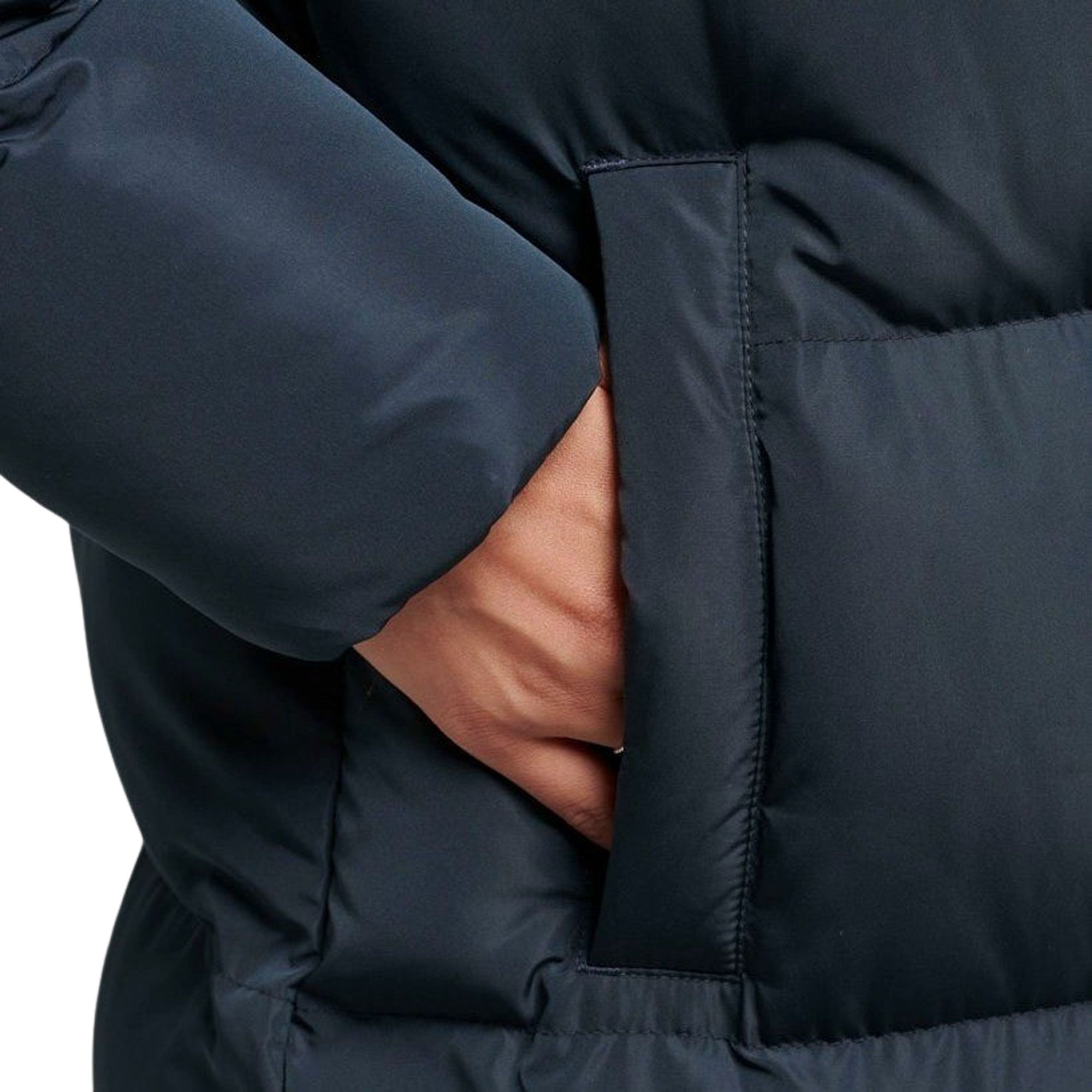 Manteau d'hiver Superdry Studios Hooded Longline Puffer Duvet