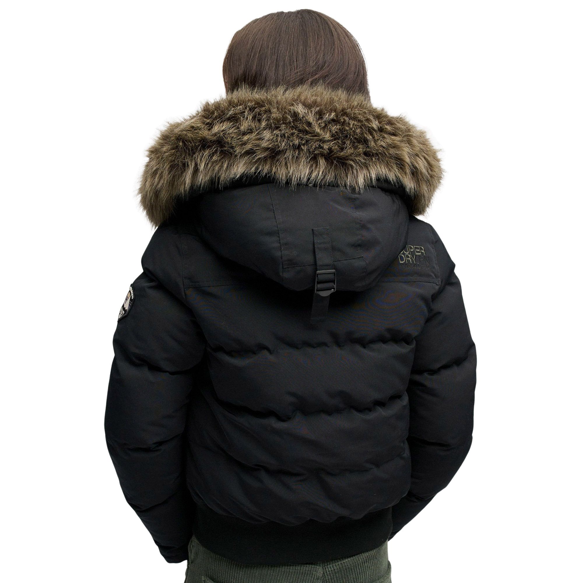 Manteau d'hiver Superdry Everest Hooded Bomber Femmes