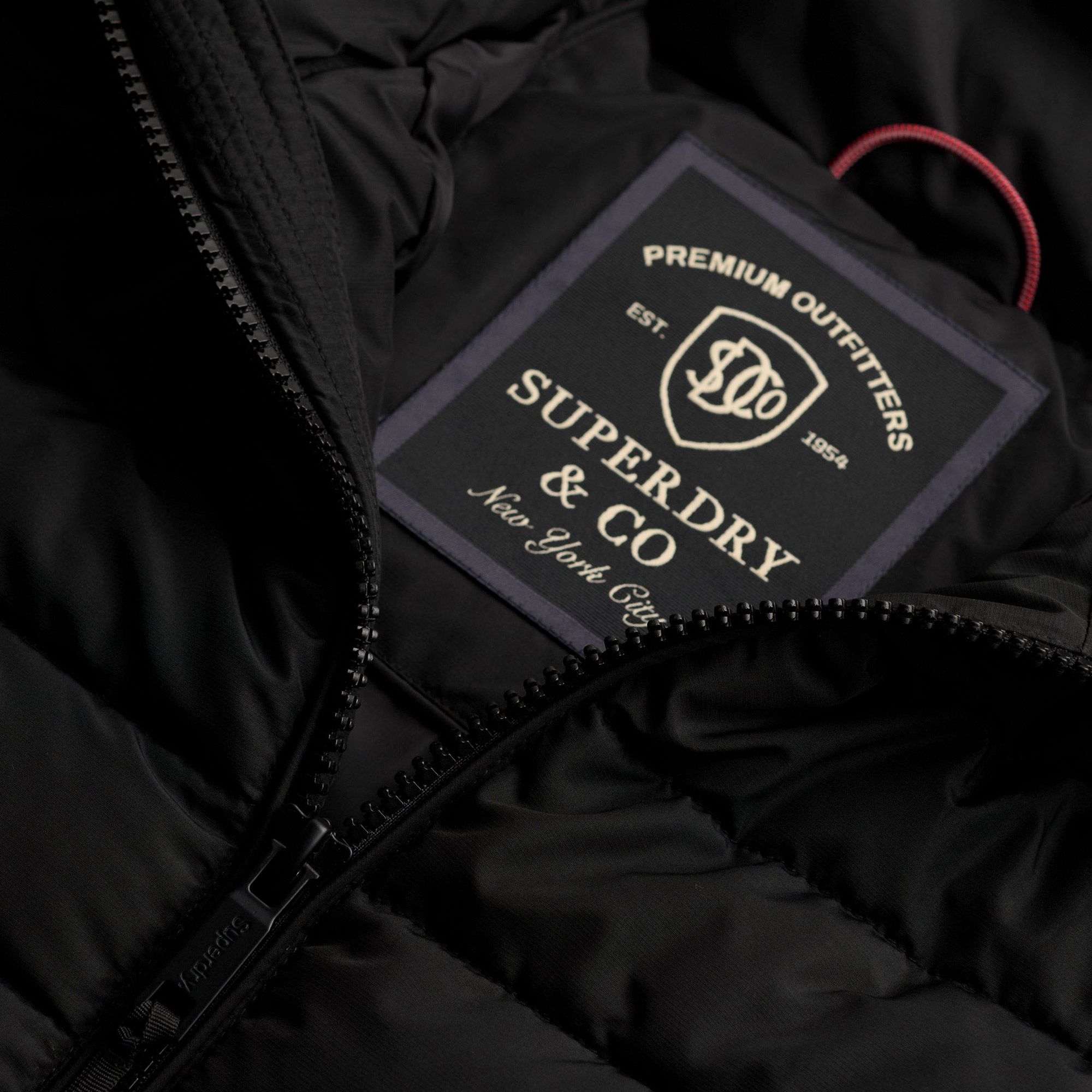 Superdry Hooded Fuji Midweight Padded Winterjas Heren